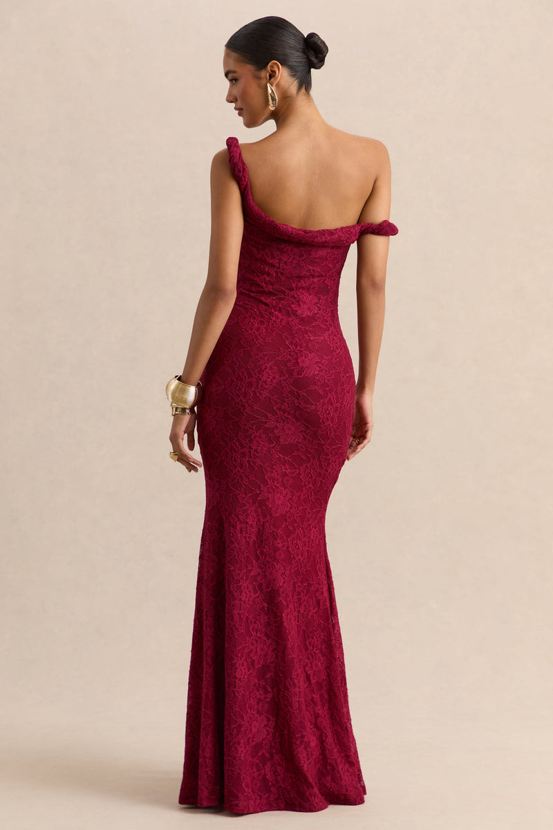 sachin and babi light blue dress Elegant Burgundy Lace Evening Dresses 2018 A Line Princess Off The Shoulder  Short Sleeve Beading Appliques Lace Glitter Floor Length Long Ruffle  Backless Formal Dresses main image 0