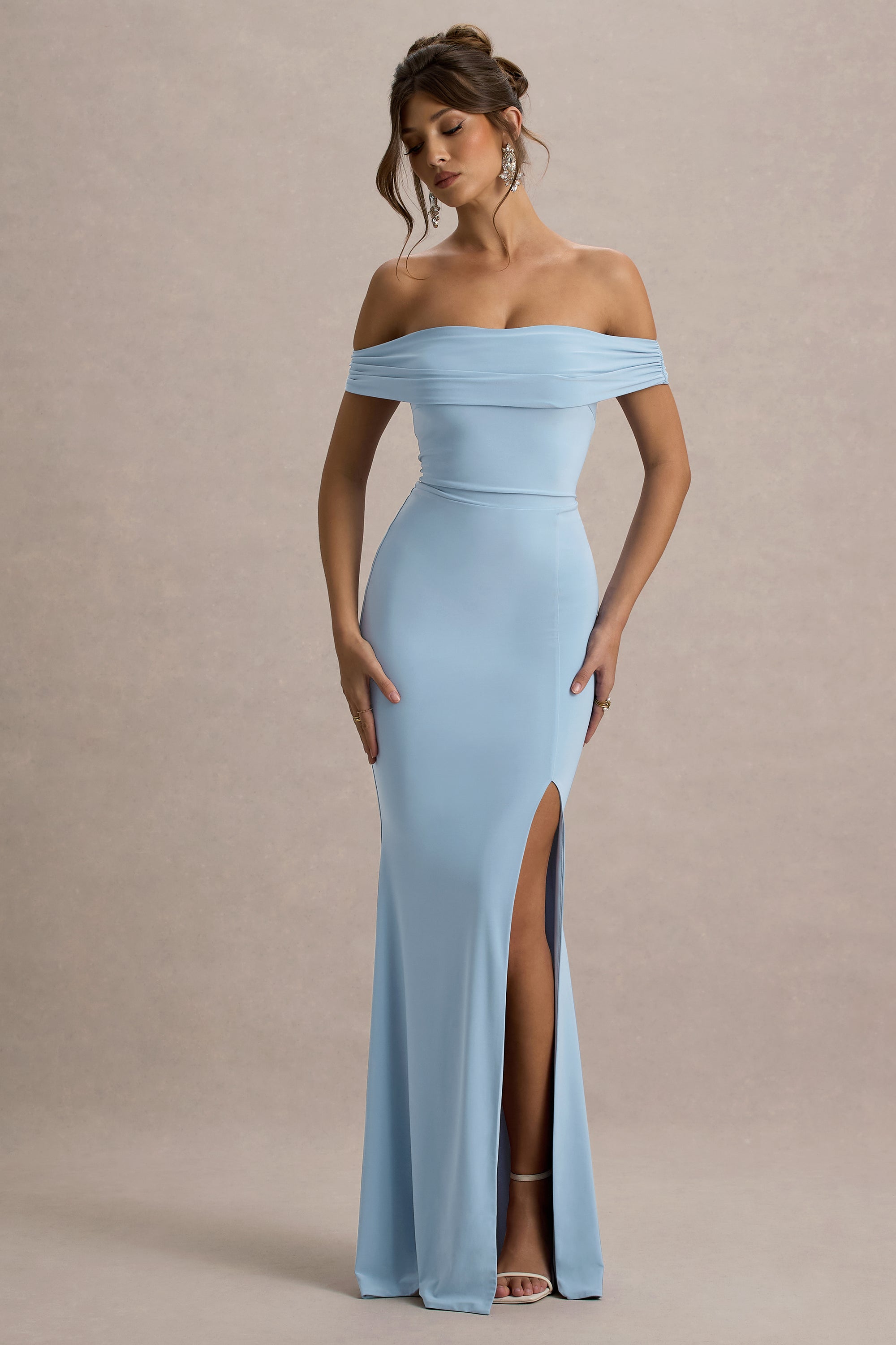 CC_HR_CL124662312 - Law of Attraction  - Powder Blue Bardot Draped Split Maxi Dress 3.jpg