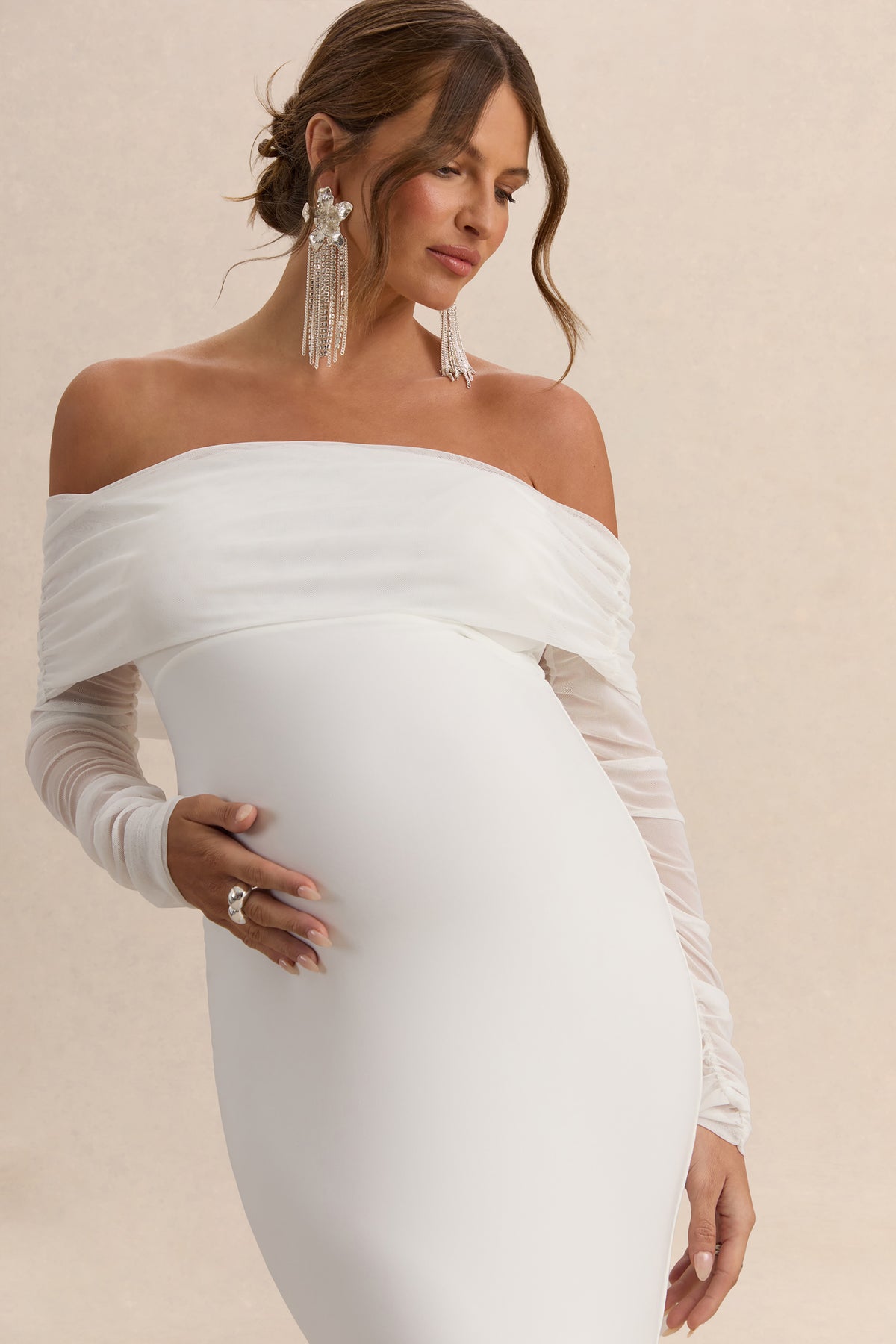 ECM_HR_CL126177005---Pretty-Perfect-White-Maternity-Ruched-Mesh-Bardot-Maxi-Dress--3.jpg