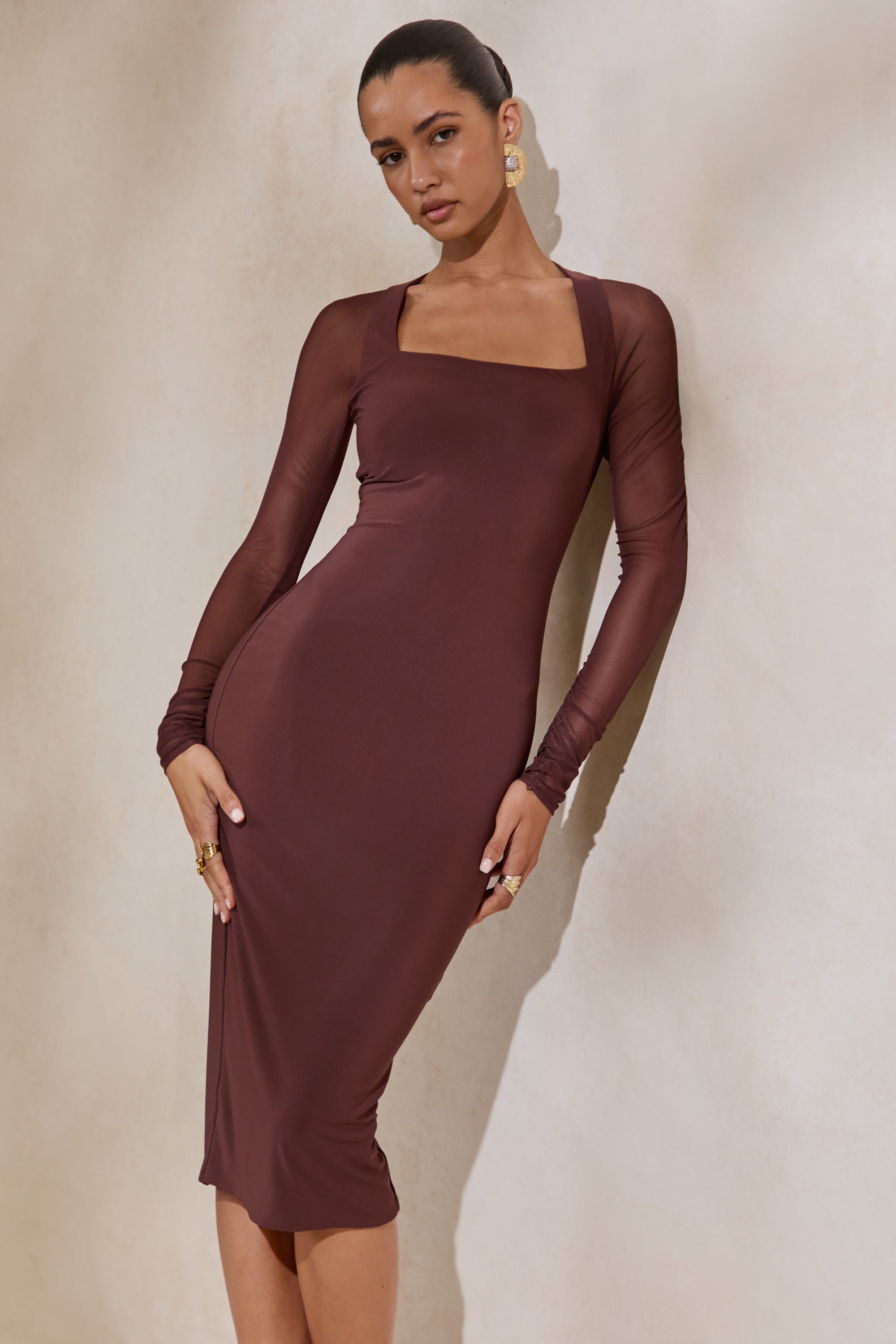 ECM_HR_CL13106202218461-OFF-TRACK-Brown-Bodycon-Midi-Dress-With-Sheer-Sleeves-5.jpg