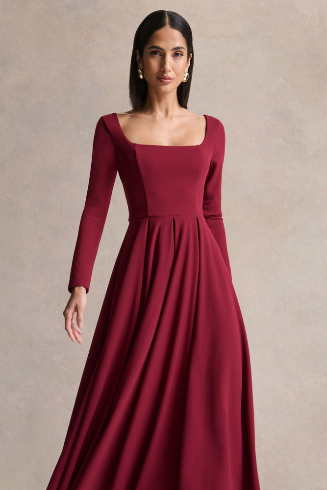 princess polly baby blue dress womens elegant winter burgundy long sleeve dress