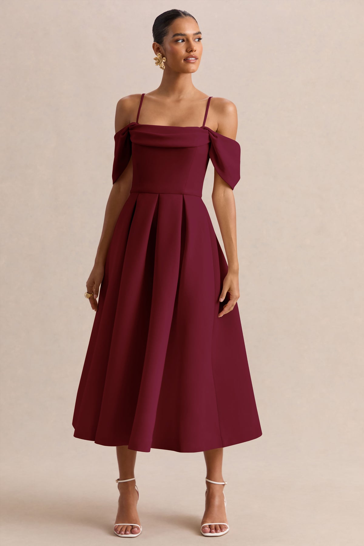 silk brown dress with sleeves Chocolate Satin Wrap Long Sleeve Mini Dress – AX Paris