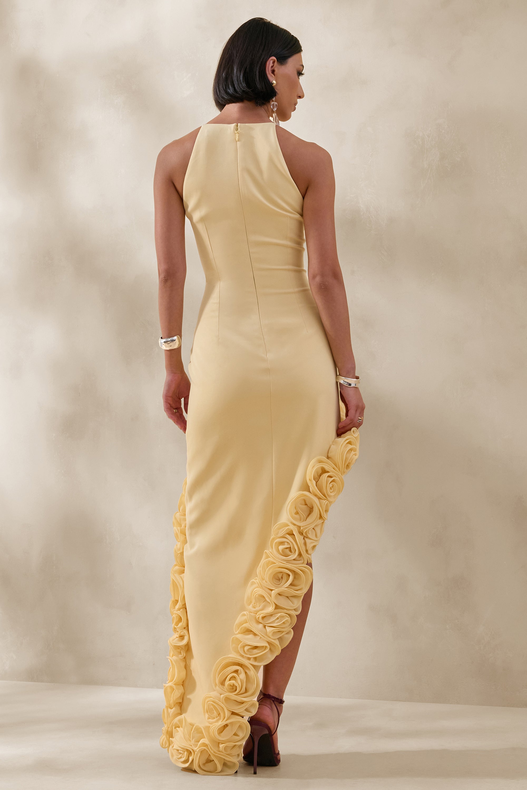 ECM_HR_CL137226121 - Indira _ Lemon Halter-Neck Maxi Dress With Asymmetric-Floral Hem 3.jpg