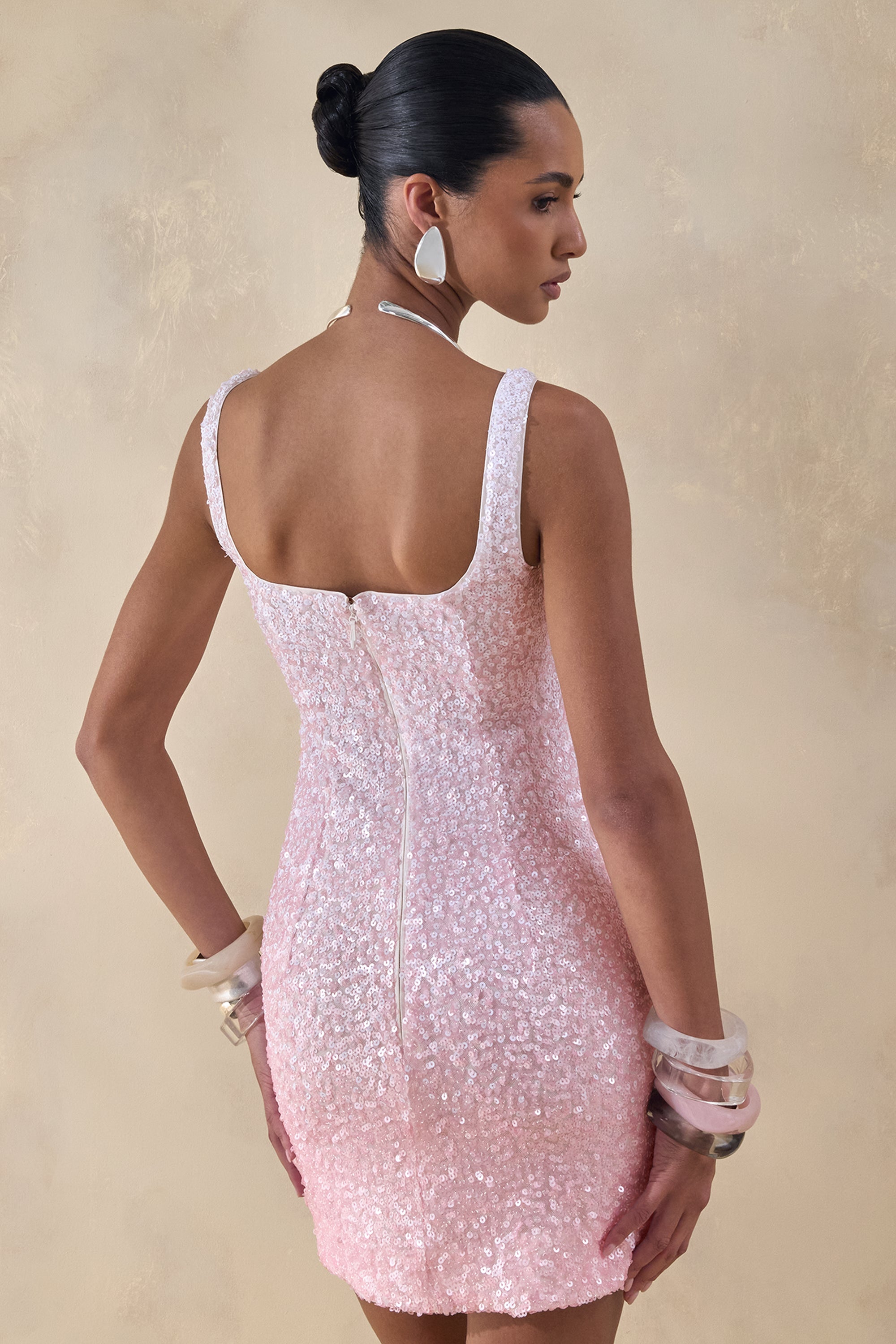 ECM_HR_CL137231237 - Rionelle | Pink And White Sequin Mini Dress 6.jpg