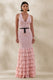 ECM_HR_CL137245227 - Isoria _ Pink And Black Lace Halter-Neck Maxi Dress With Bow-Belt Detail 0.jpg