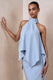 ECM_HR_CL137321016 - Sancelle _ Powder Blue Satin Halter-Neck Top  2.jpg