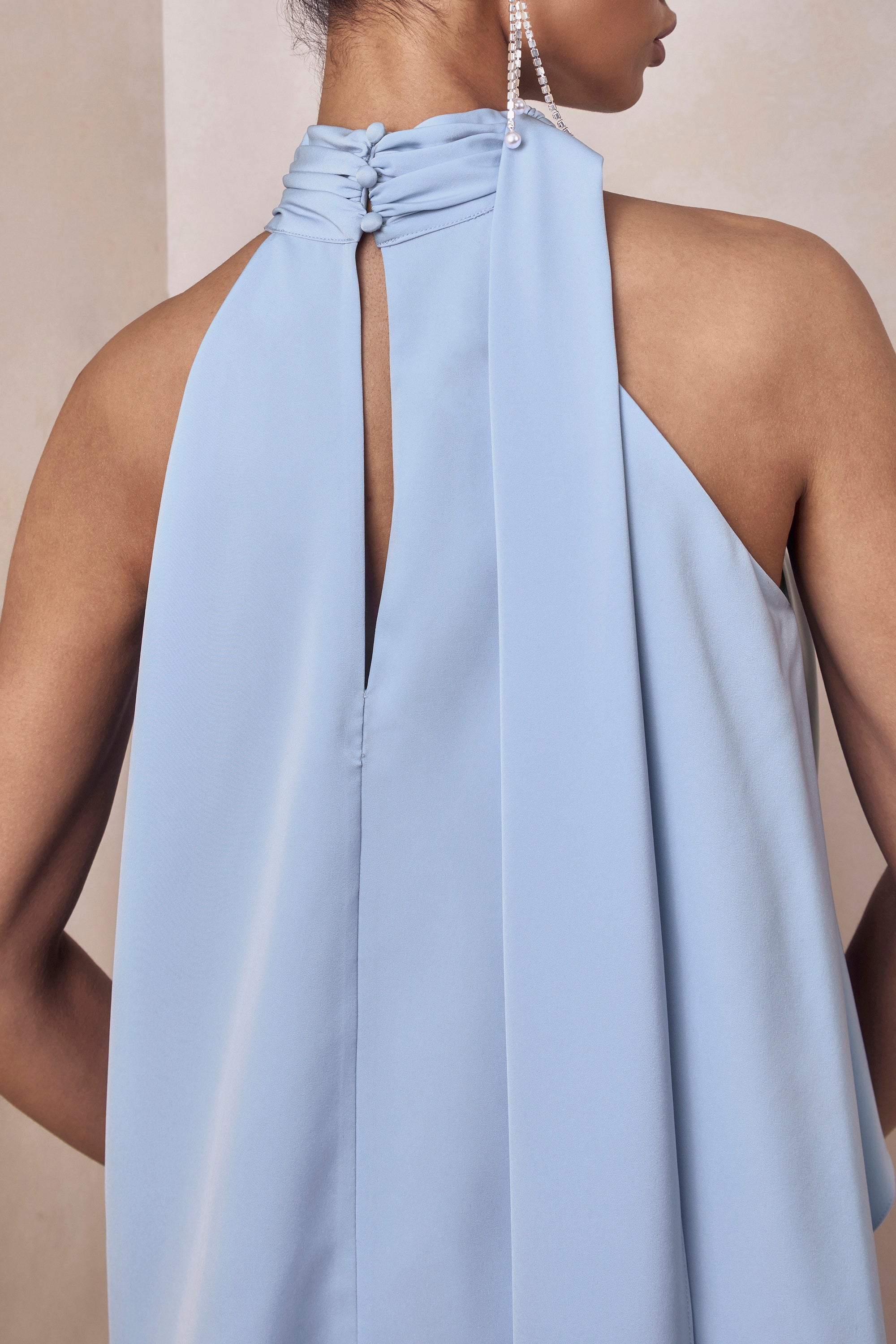 ECM_HR_CL137321016 - Sancelle _ Powder Blue Satin Halter-Neck Top  6.jpg