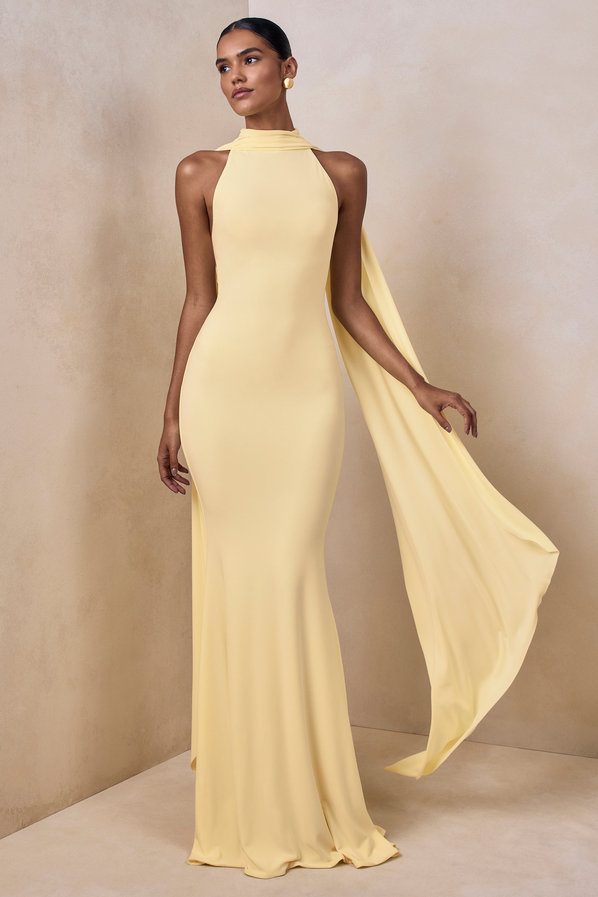 ECM_HR_CL137448121 - Cordy | Lemon High-Neck Maxi Dress With Cape 05.jpg