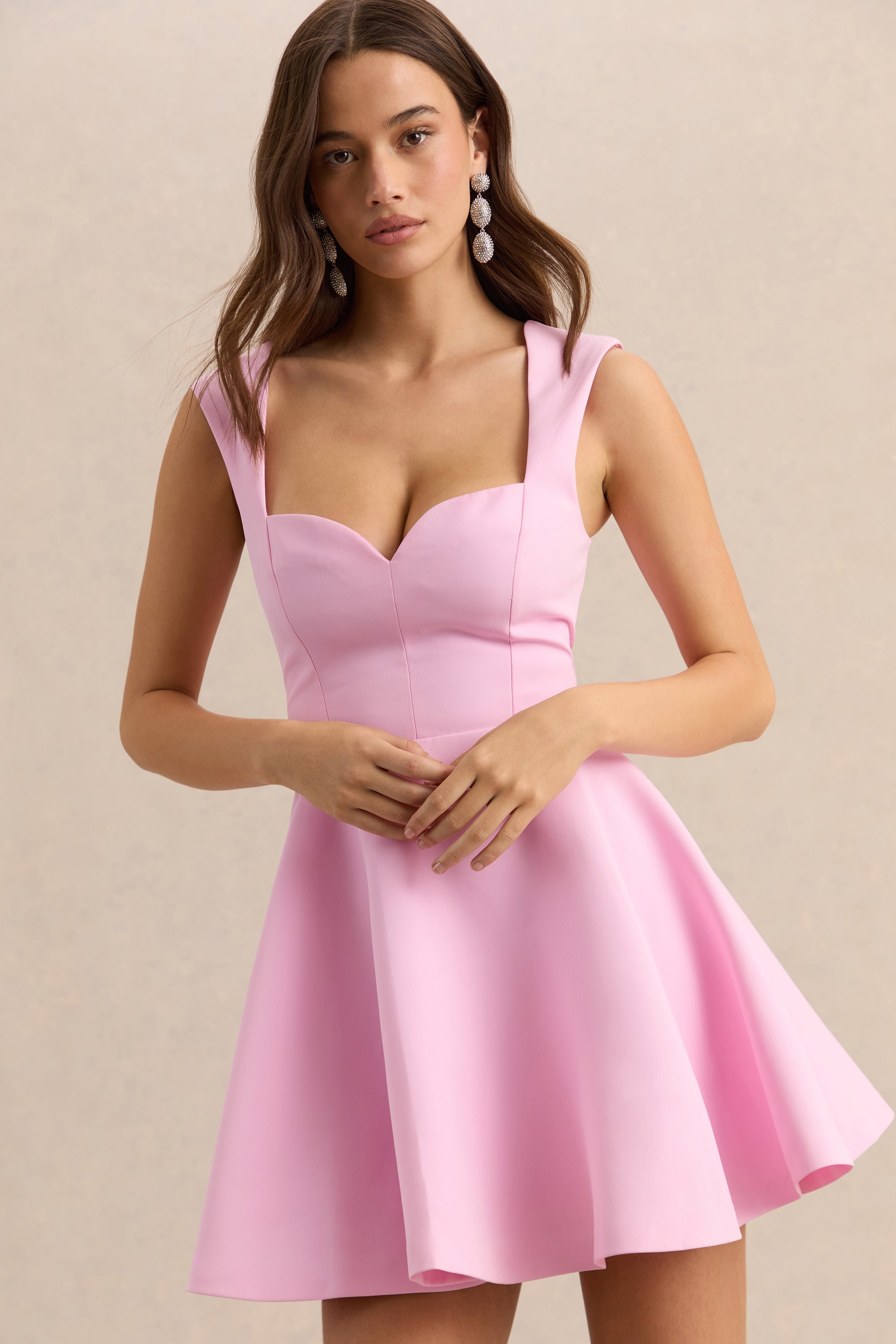 ECM_HR_CL137459081 - Katya - Light Pink Sweetheart-Neck Skater Mini Dress 04.jpg