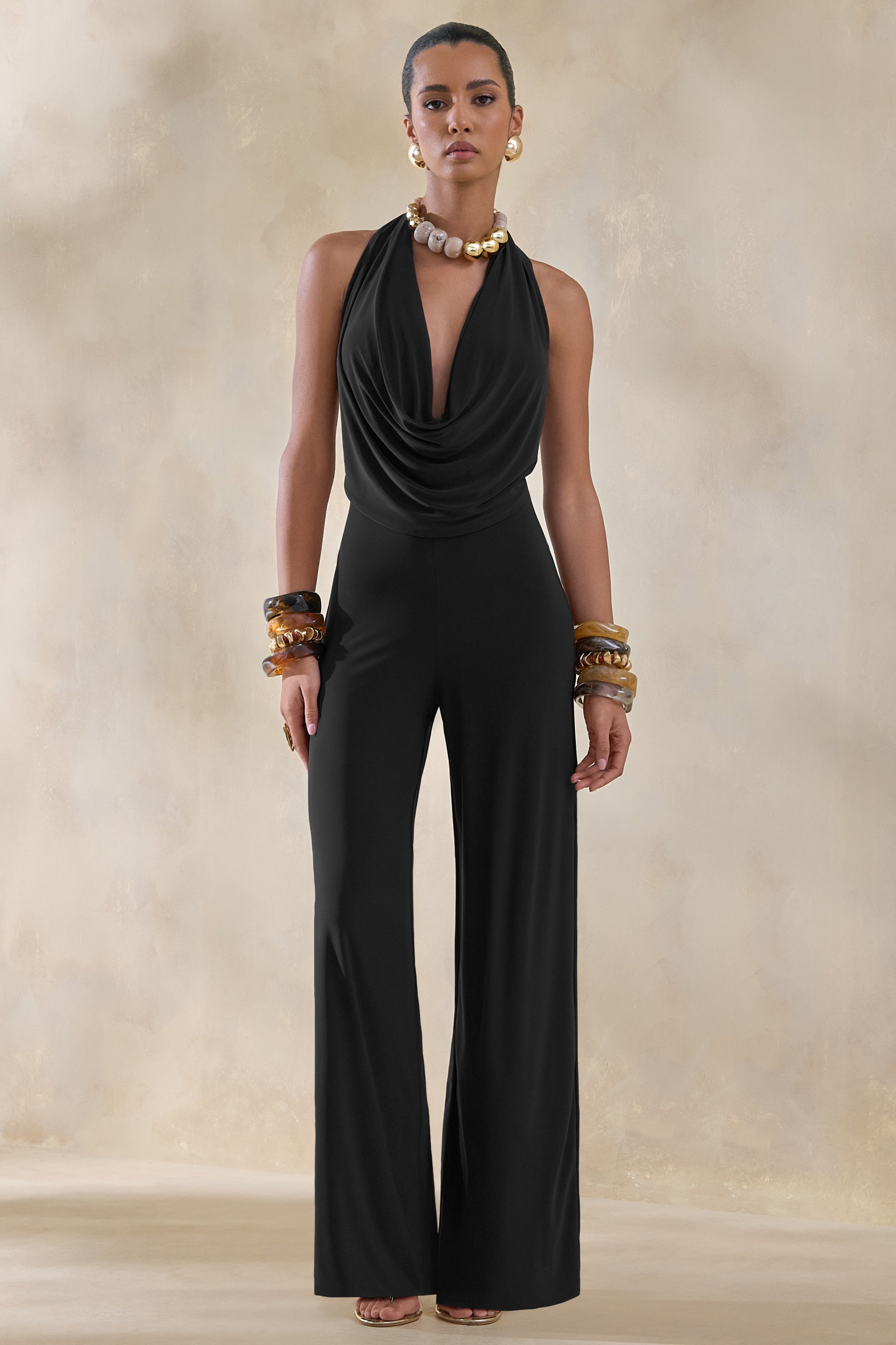 ECM_HR_CL137527001 - Clemence | Black Plunge-Neck Jumpsuit 03.jpg