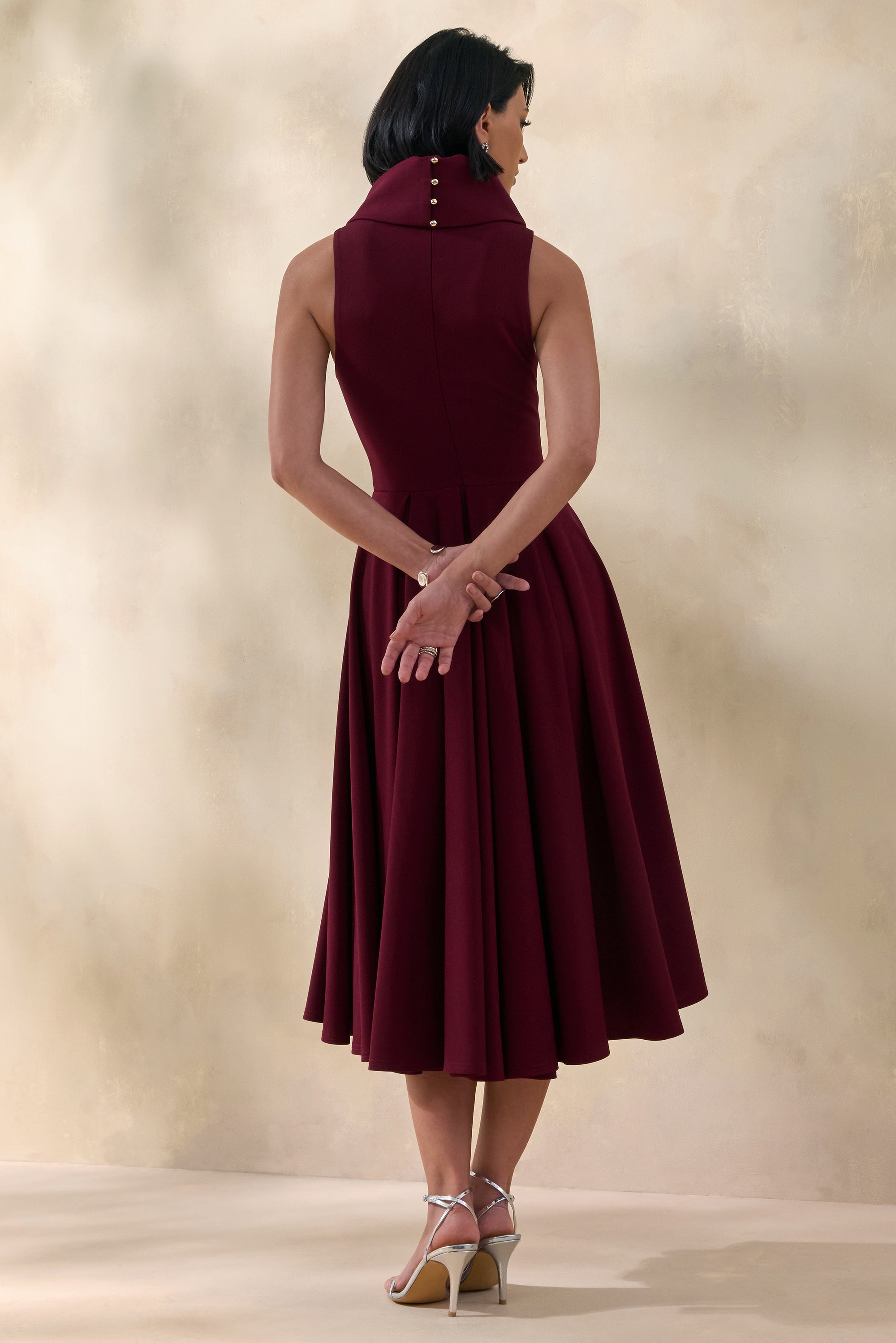 ECM_HR_CL137605102 - Exclusivity _ Burgundy High-Neck Midi Dress 3.jpg