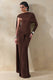 ECM_HR_CL137653022 - Trisara | Brown Asymmetric-Neck Maxi Dress With Gathered-Detailing And Sash 3.jpg