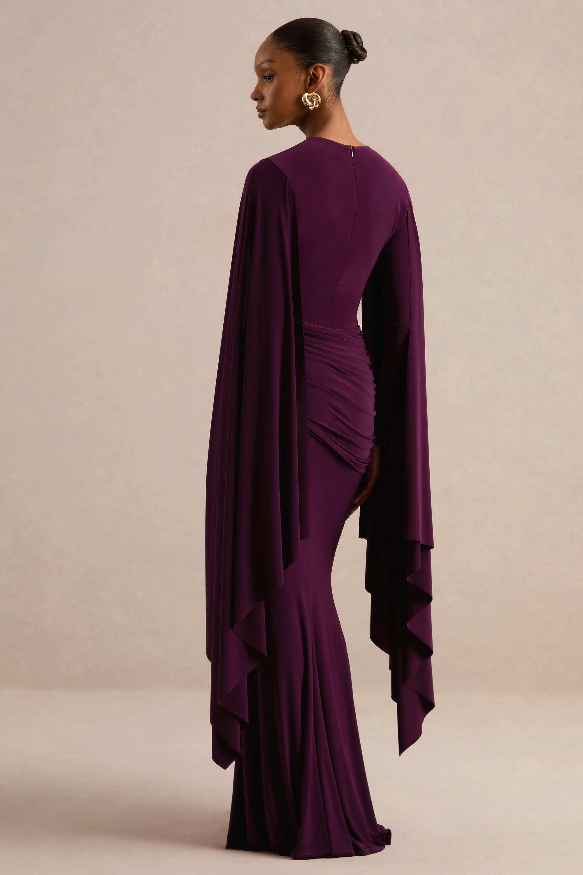 ECM_HR_CL137665090 - Sonaria _ Dark Plum Wide-Neck Maxi Dress With Cape-Sleeves9.jpg