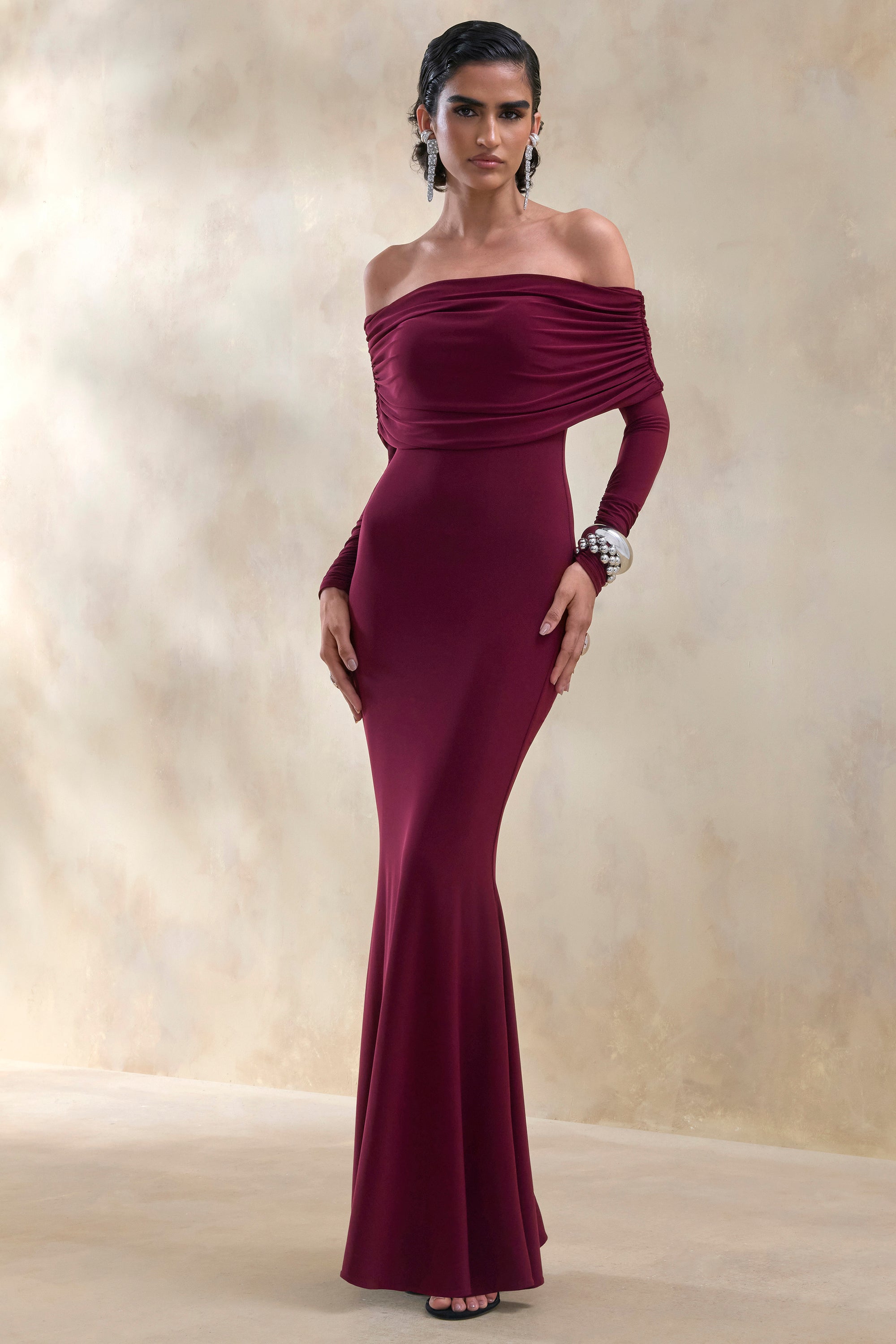 ECM_HR_CL137766102 - Brisea _ Burgundy Bardot-Neck Maxi Dress 0.jpg