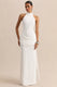 ECMH-HR-CL137787110 - Lorintha - White High-Neck Maxi Dress With Draped-Detailing 01.jpg