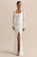 ECM_HR-CL137788110 - Fleurisia - White Square-Neck Maxi Dress With Mesh Long-Sleeves 02.jpg