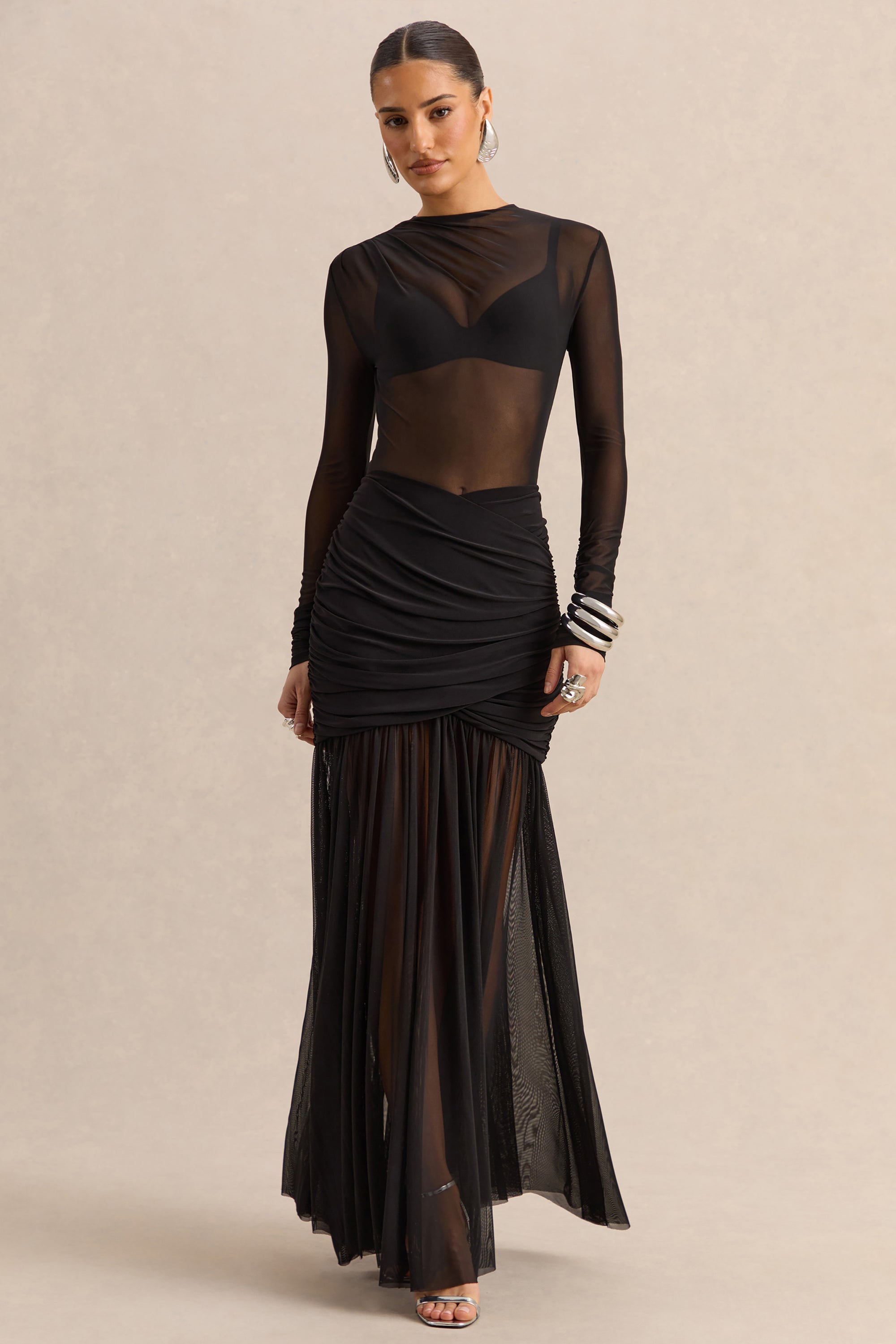 ECM_HR_CL137835001---Kallie-_-Black-Twisted-Waist-Mesh-Maxi-Skirt-+-CL137819001---Garina-_-Black-Mesh-High-Neck-Bodysuit-With-Long-Sleeves--8.jpg