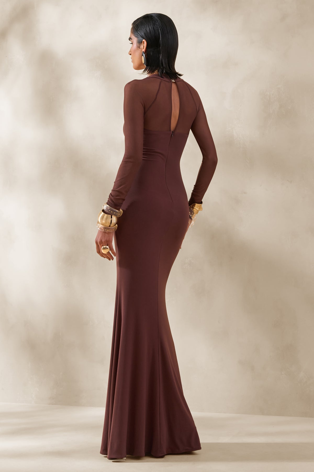 princess polly baby blue dress Women's Designer Brown Long Dresses
