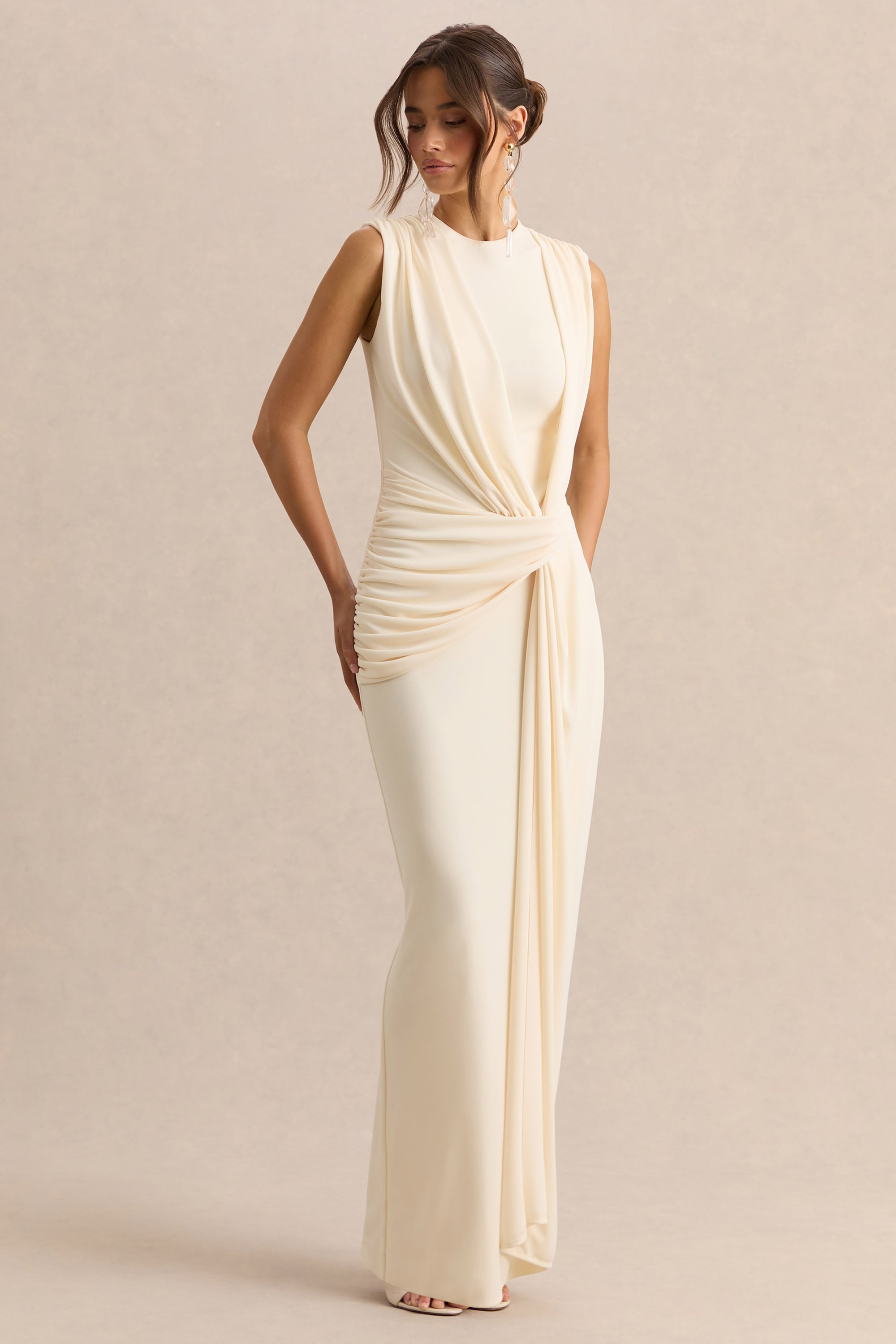 ECM_HR_CL137865111---Blythia---Cream-Round-Neck-Maxi-Dress-With-Gathered-Detailing--0.jpg