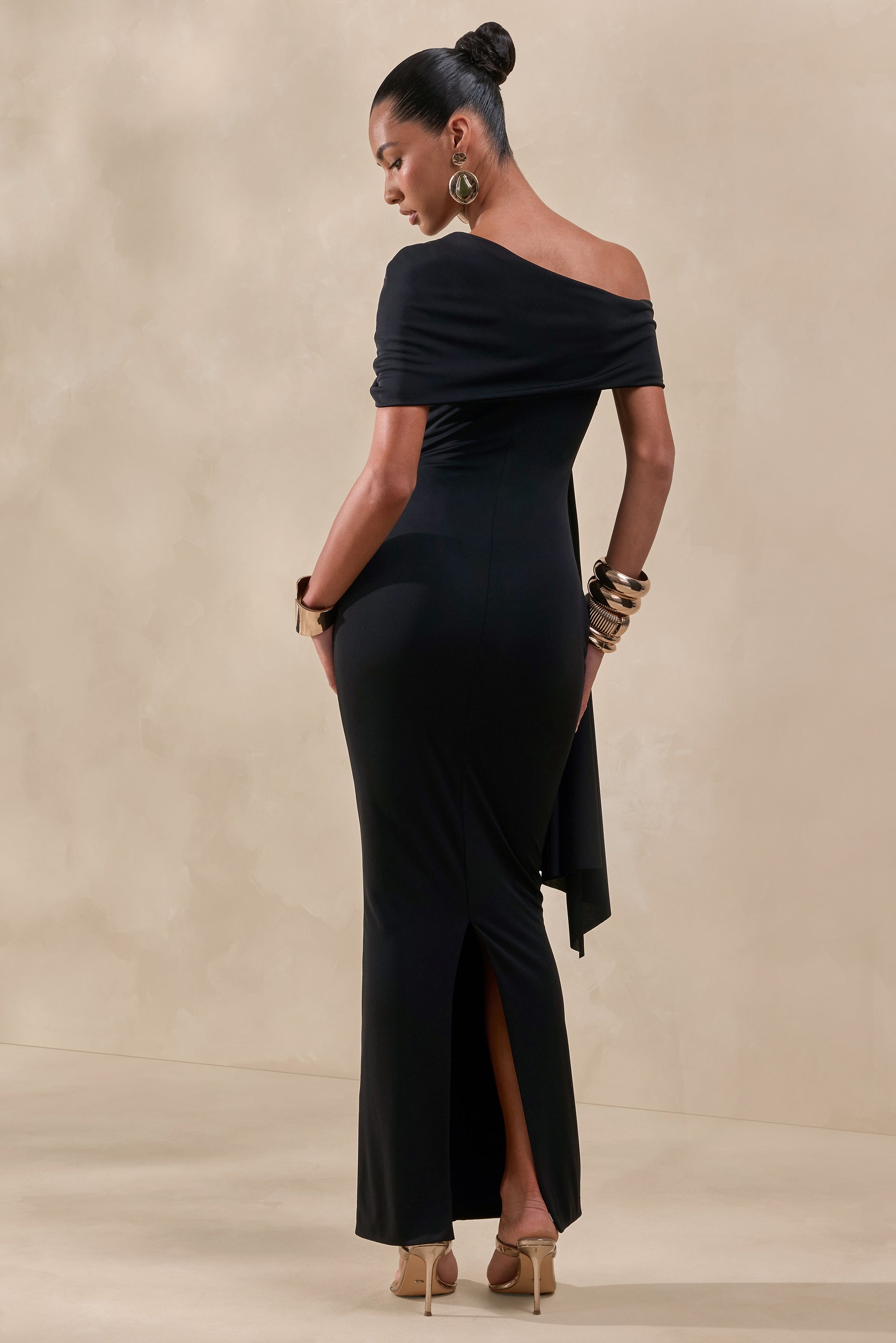 CL137866001 - Esalina _ Black Asymmetric-Neck Maxi Dress With Sash5.jpg
