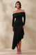 CL137867001 - Goldara | Black Bardot-Neck Maxi Dress With Ruffled Asymmetric-Hem 0.jpg