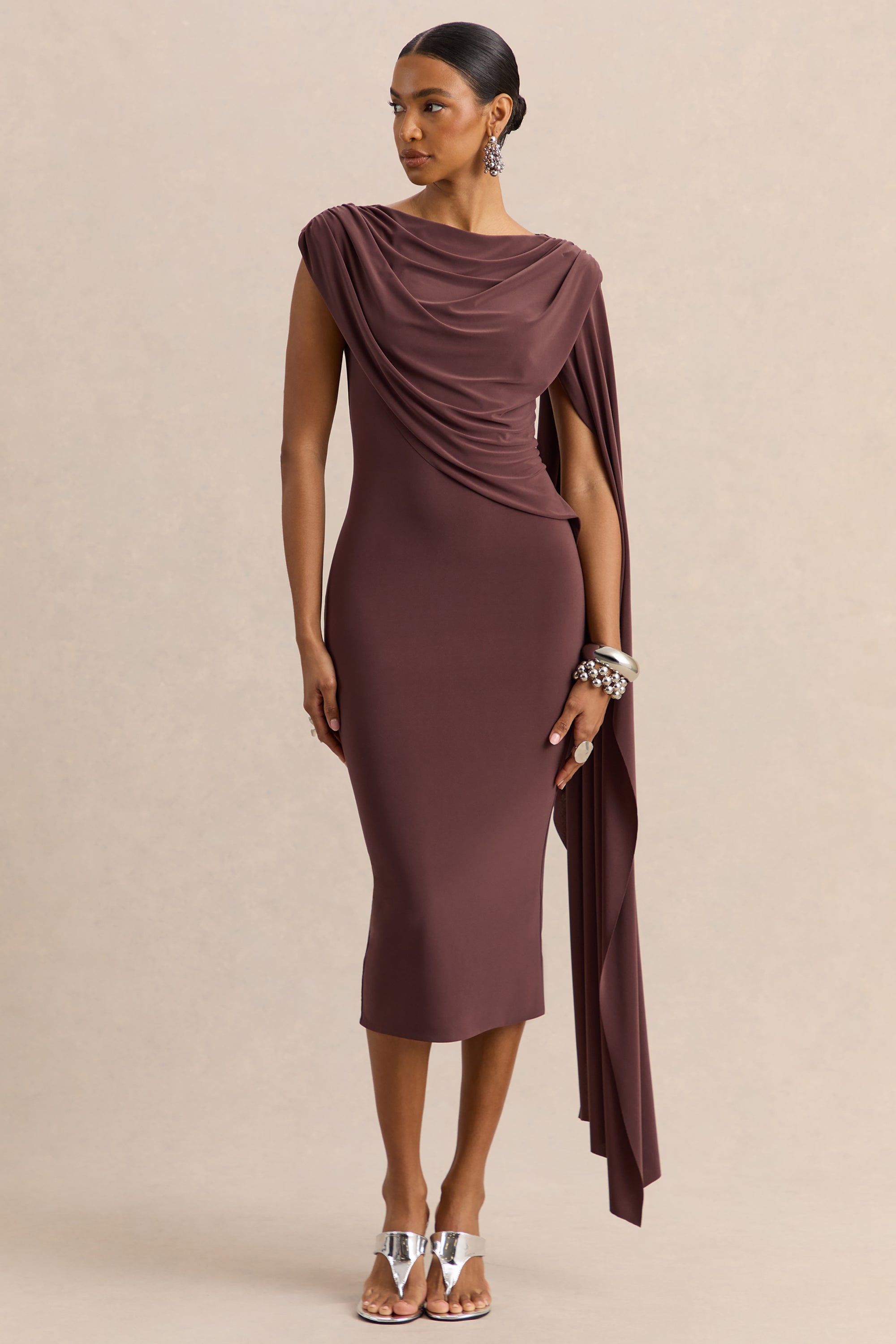 CL137869021---Kamoria---Brown-Round-Neck-Midi-Dress-With-Cape-Sleeve---43.jpg