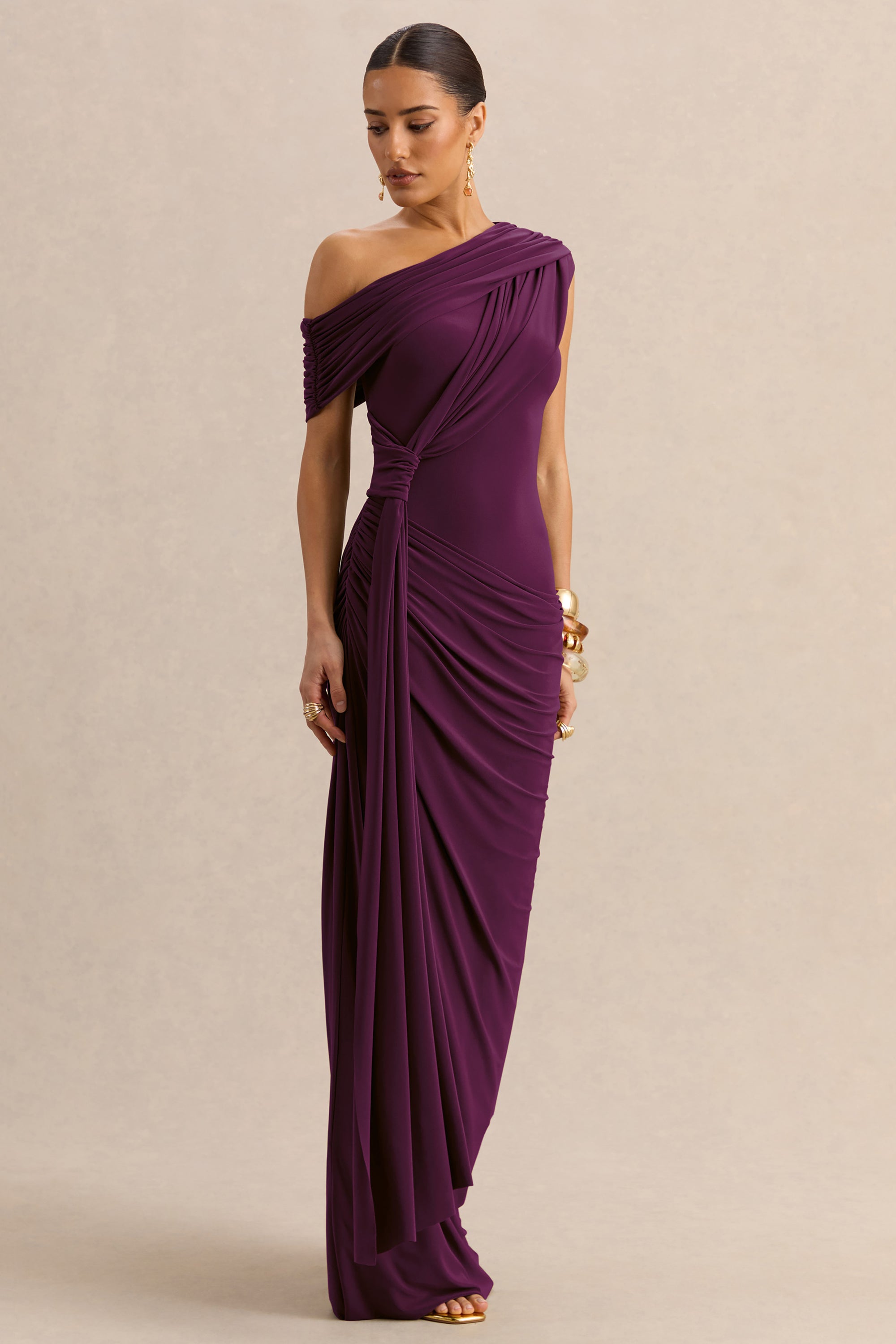 ECM_HR_CL137874090---Avialee-Dark-Plum-Asymmetric-Neck-Maxi-Dress-With-Gathered-Detailing-And-Sash-0.jpg