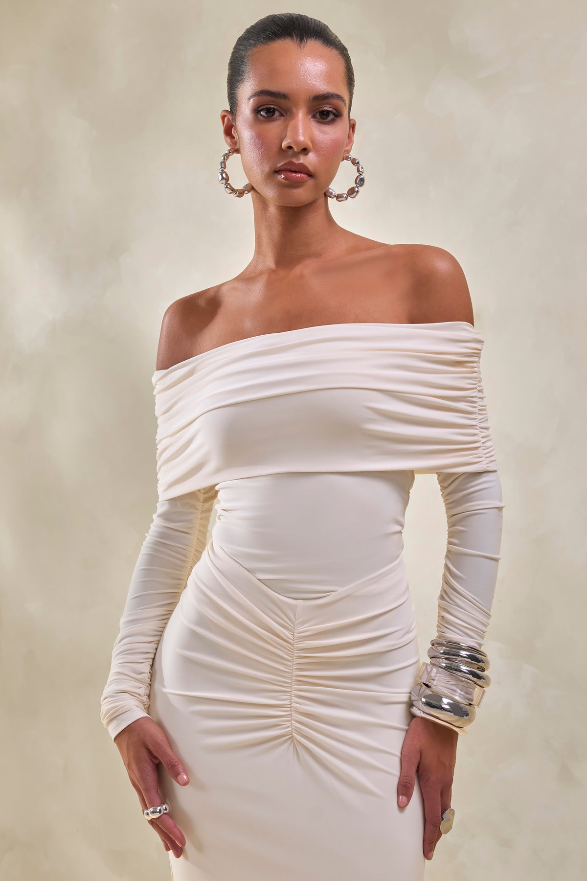 ECM_HR_CL137952111---Micaela-_-Cream-Ruched-Maxi-Skirt-+-CL137948111---Drina-_-Cream-Bardot-Neck-Bodysuit-With-Ruched-Long-Sleeves3.jpg