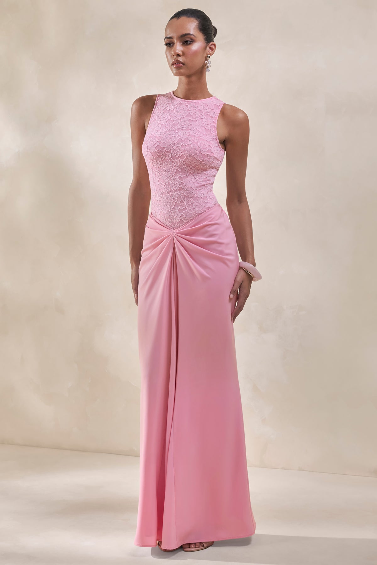 ECM_HR_CL137964084---Setaria-_-Pink-Satin-Maxi-Skirt-With-Gathered-Detailing-And-Sash-+-CL137962084---Serale-_-Pink-Lace-Halter-Neck-Bodysuit0.jpg
