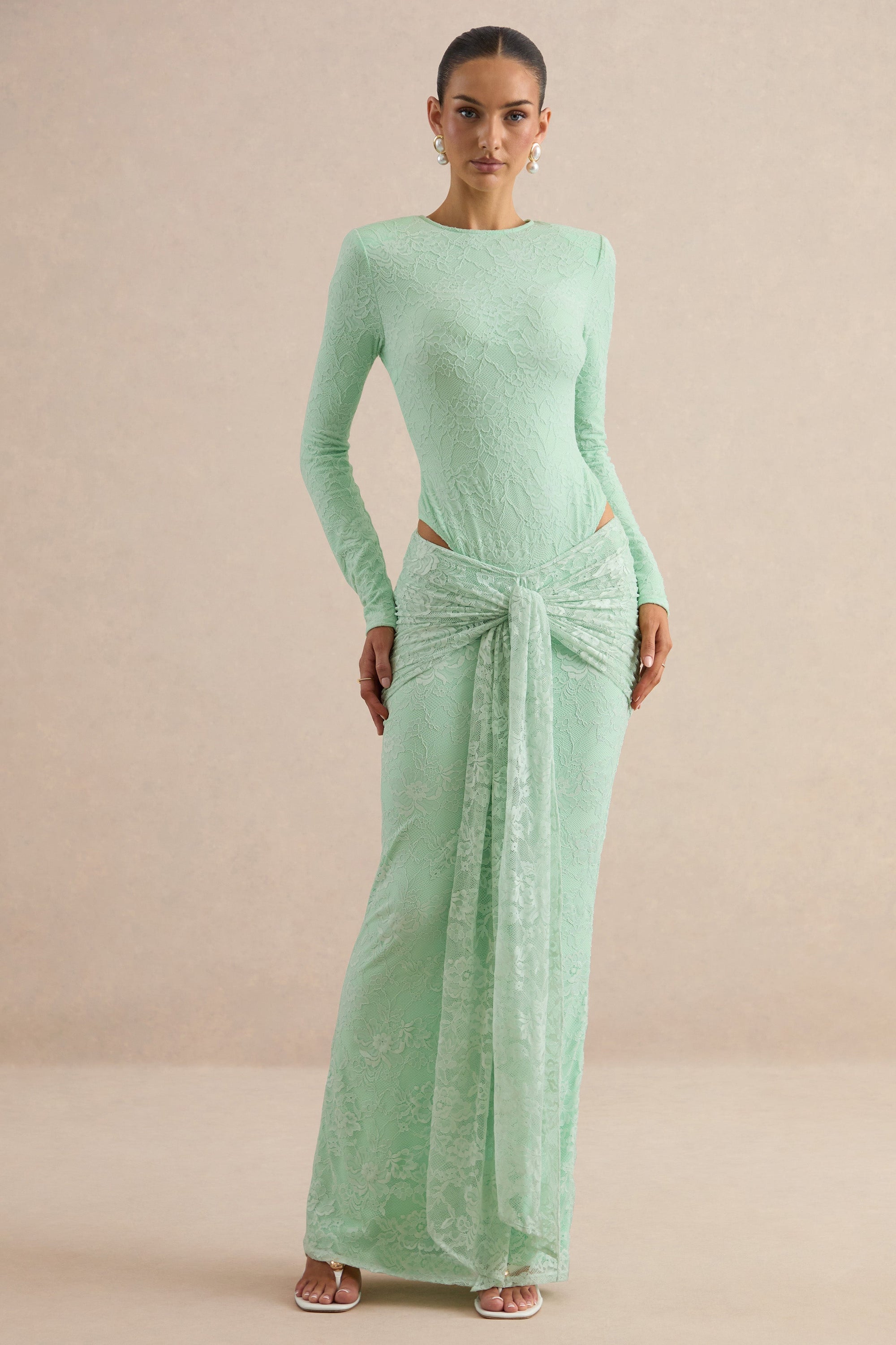 CL13796703206_CL137967032_-_Neriva_Mint_Lace_Maxi_Skirt_With_Gathered_Detailing_And_Sash_4_2ffcf98e-8a6a-4762-94f2-b45f20ba7d2e