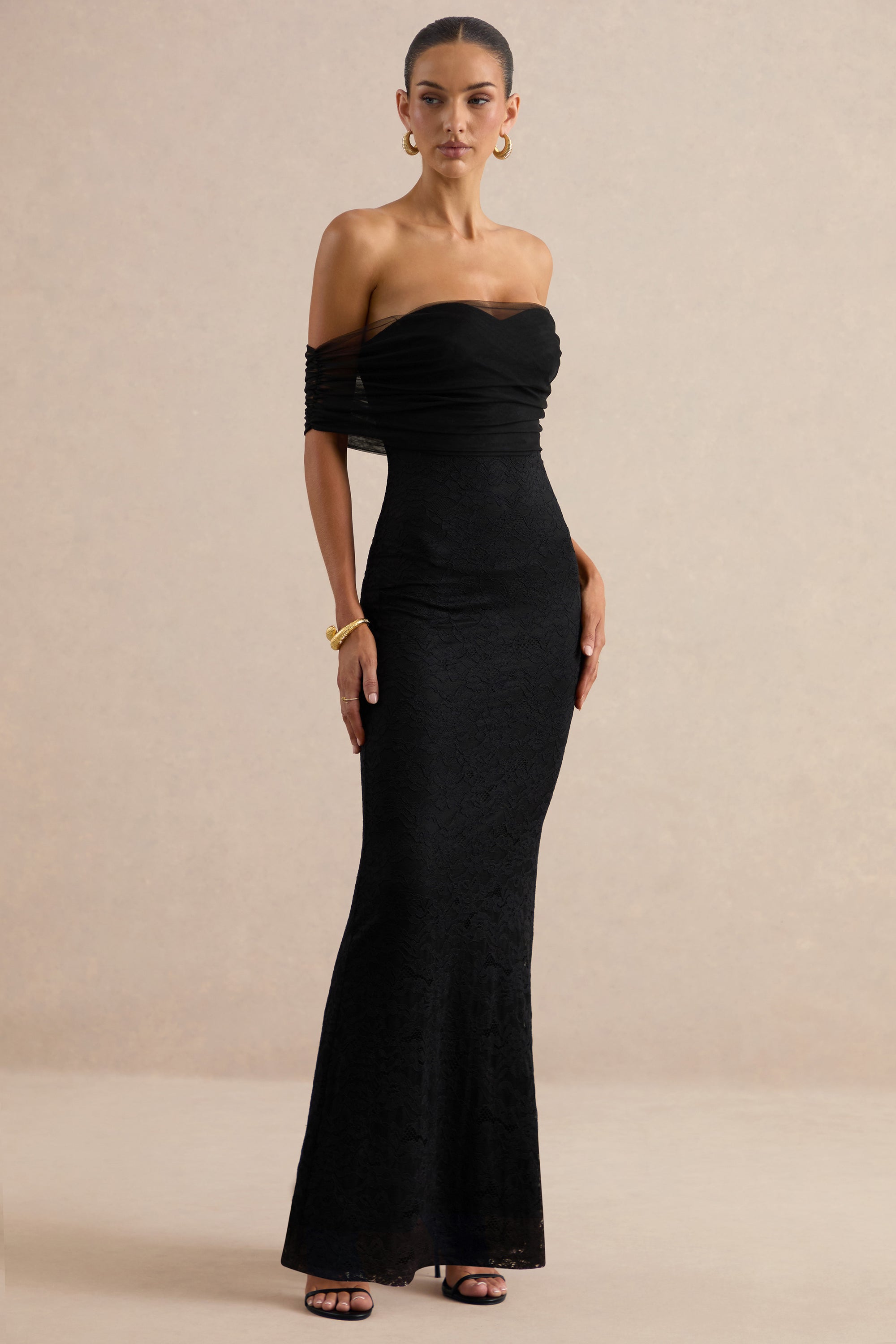 ECM_HR_CL137979001 - Novessa | Black Lace Bardot-Neck Maxi Dress 0.jpg