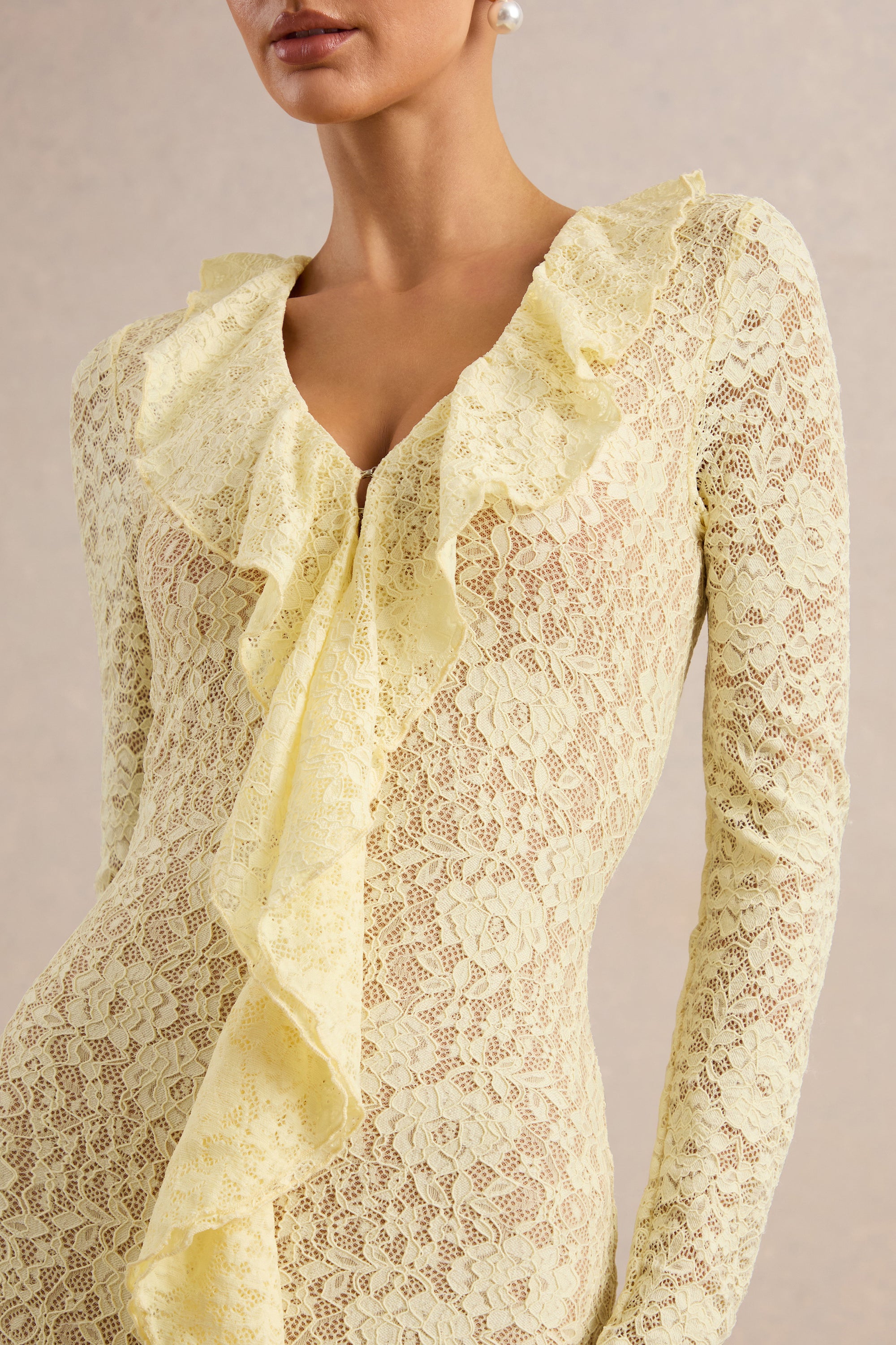 ECM_HR_CL137996121 - Exelia _ Lemon Lace Plunge-Neck Maxi Dress With Long-Sleeves 3.jpg