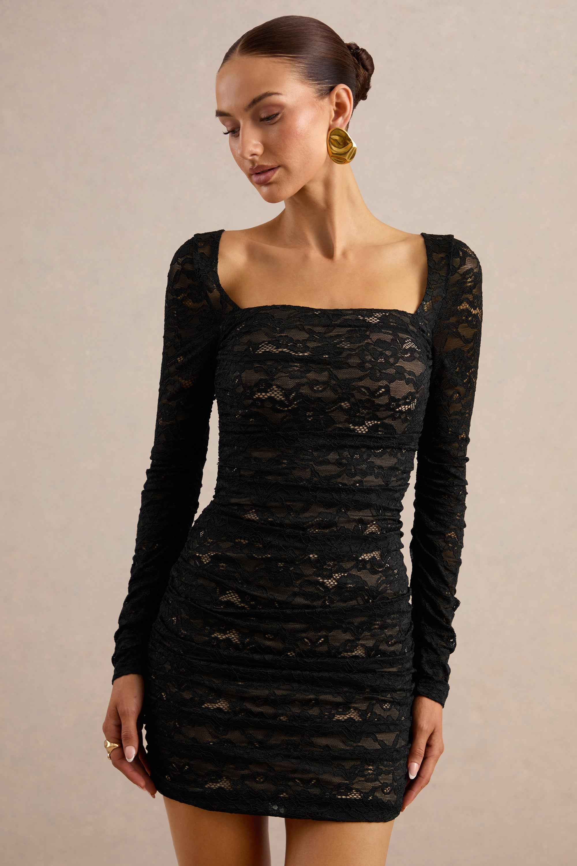 ECM_HR_CL138038001 - Ceronia | Black Lace Square-Neck Mini Dress 3.jpg