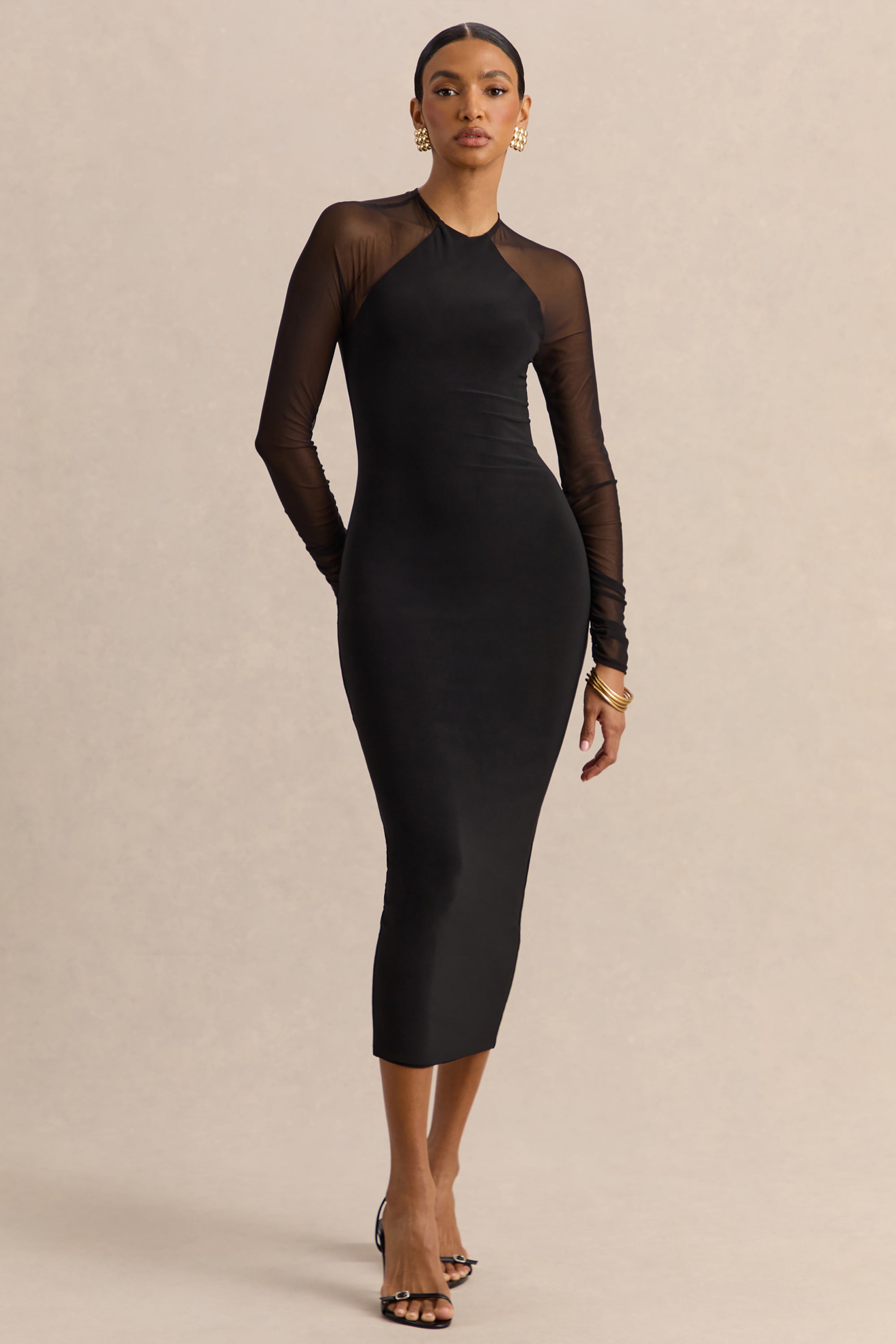 ECM_HR_CL138050001----Aurevia---Black-High-Neck-Midi-Dress-With-Long-Mesh-Sleeves-0.jpg