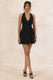 CL138093001 - Carlin _ Black Plunge-Neck Tailored Mini Dress With Button Detailing1.jpg