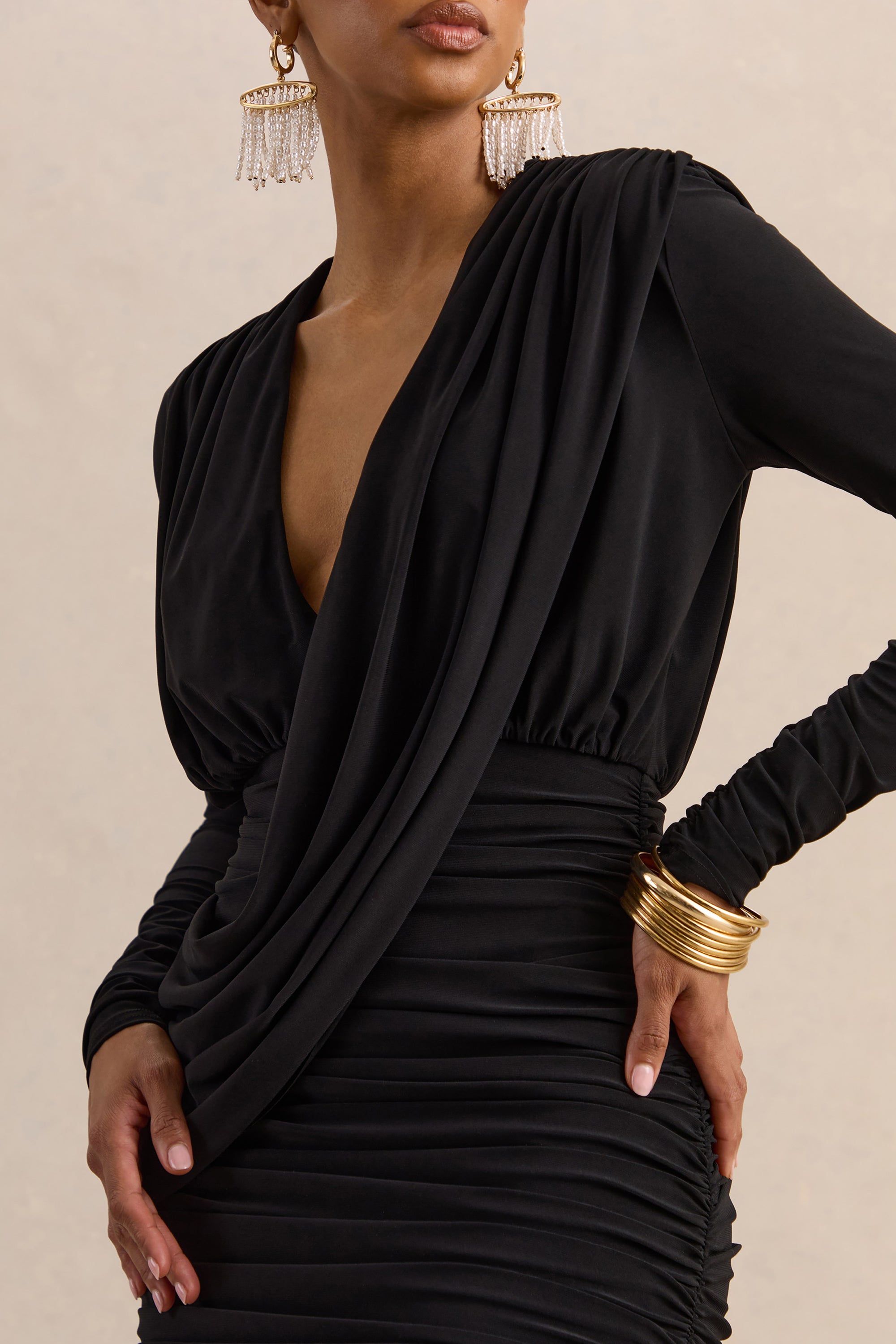 ECM_HR_CL138101001---Ajana-Black-Plunge-Neck-Wrapped-Mini-Dress-2.jpg