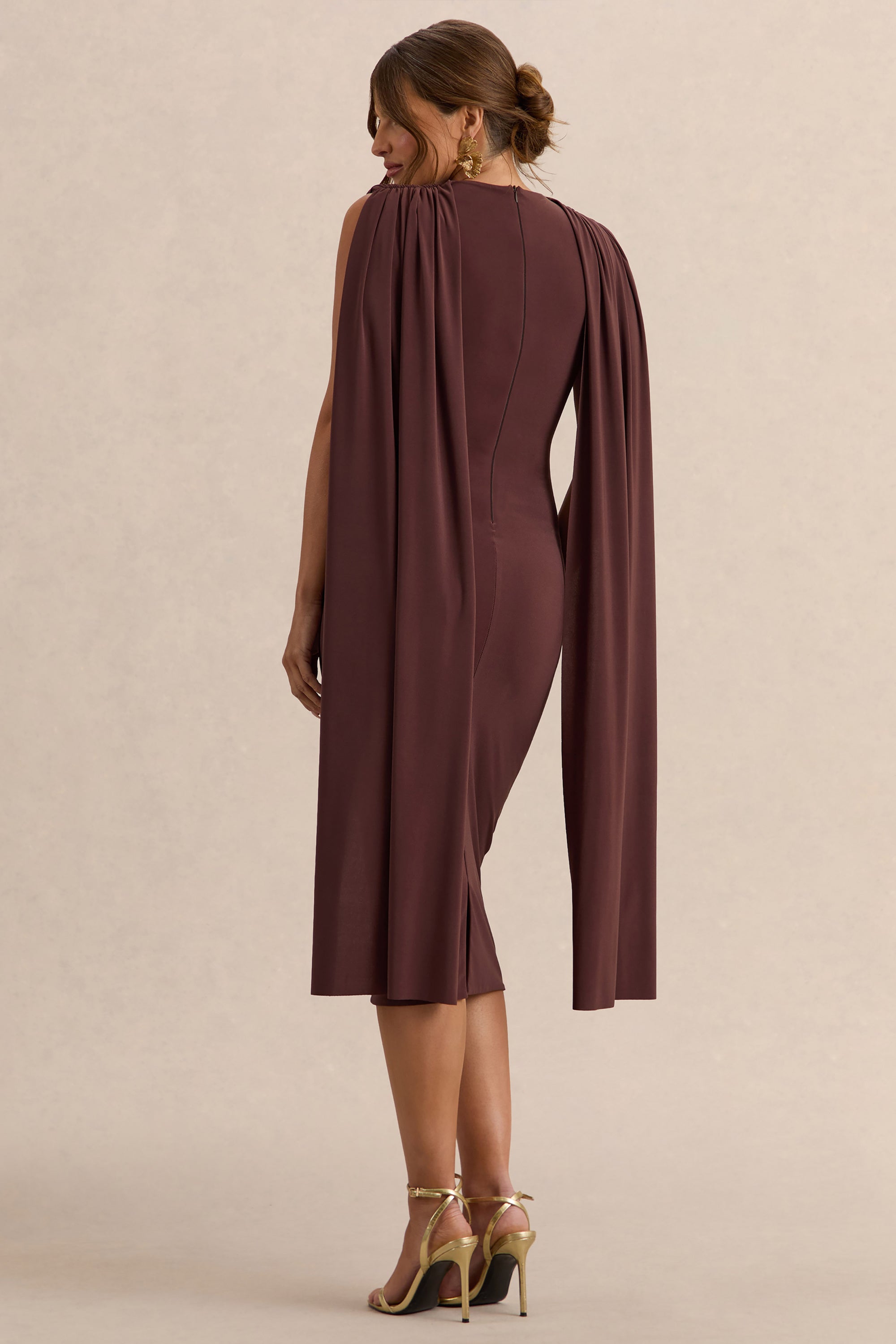 ECM_HR_CL138108022---Milaine-Dark-Brown-Round-Neck-Maternity-Midi-Dress-With-Cape-Sleeves-7.jpg