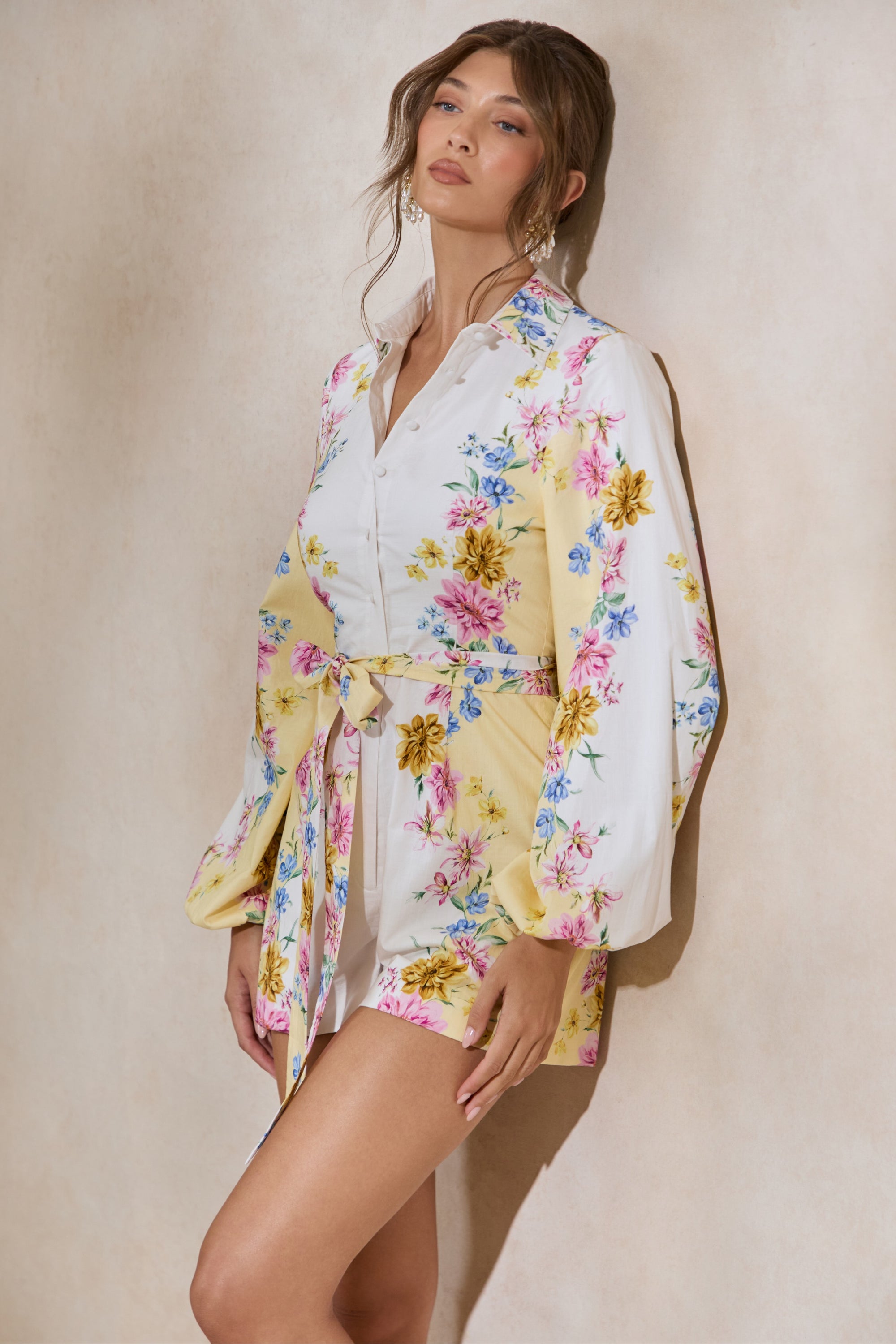 ECM_HR_CL138206121 - Mariposa _ Lemon Floral Round-Neck Tailored Playsuit 6.jpg