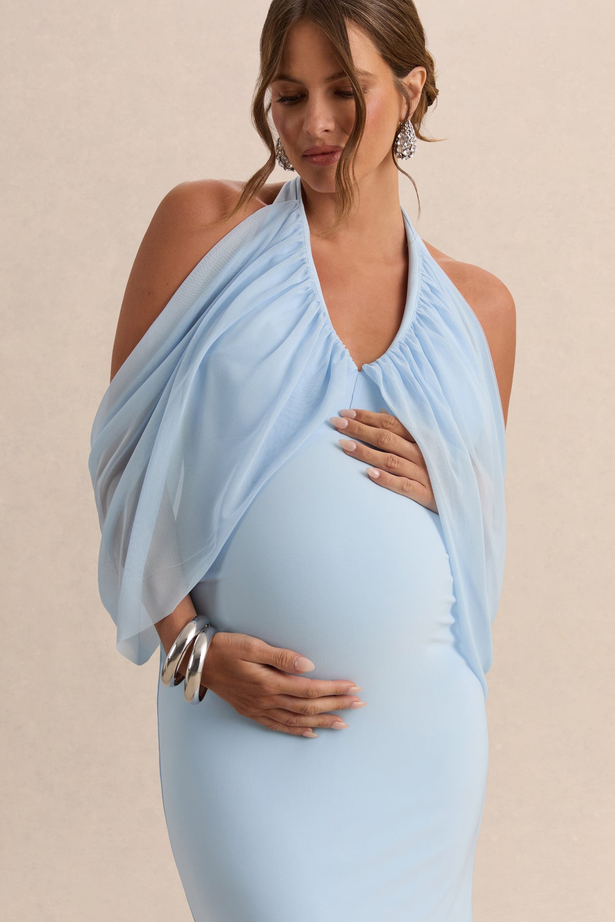 ECM_HR_CL138232013  - Caris Light Blue Bardot-Neck Maternity Maxi Dress 2.jpg