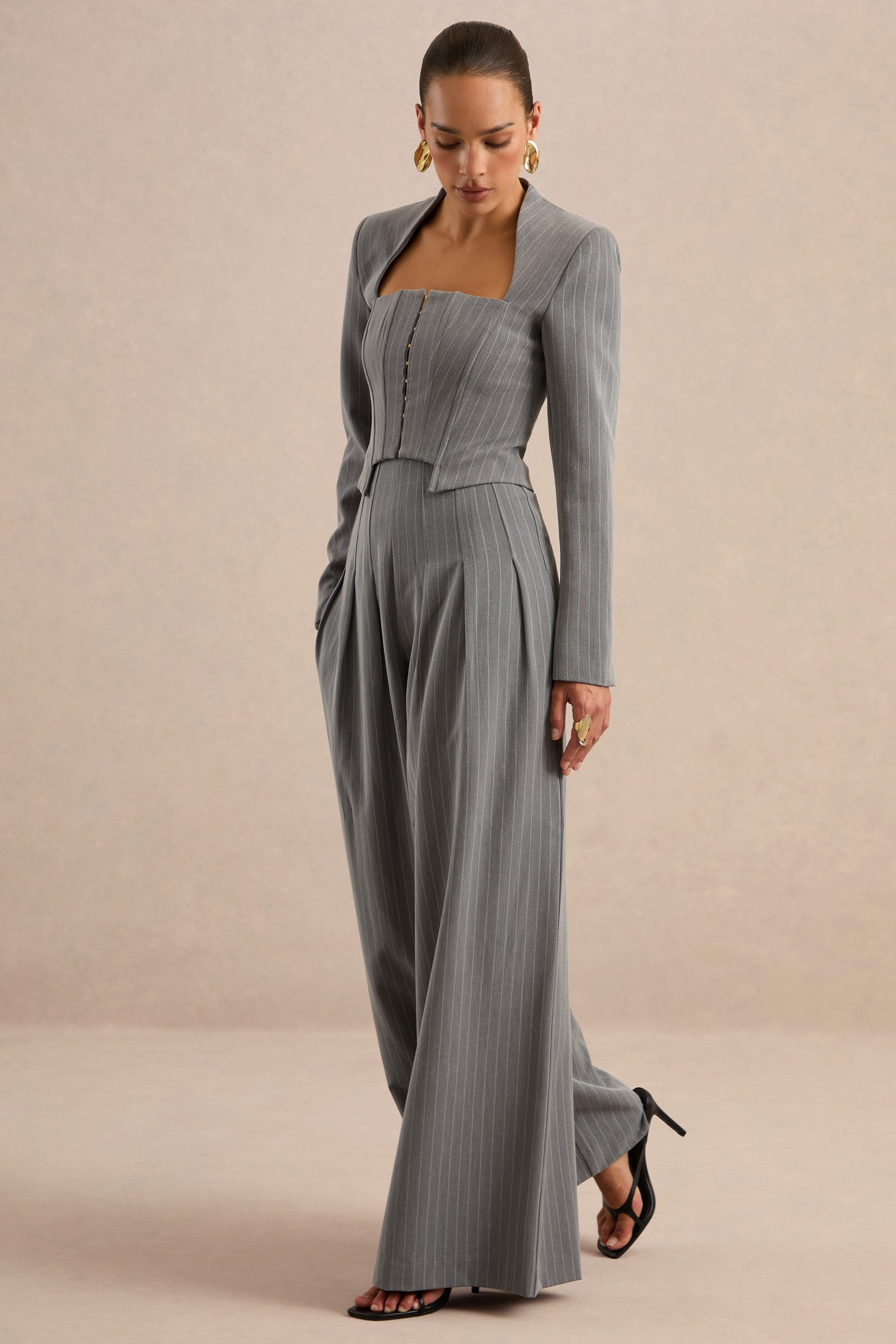 CL138274042 - Genara Grey Pinstripe Wide-Leg Trousers3.jpg