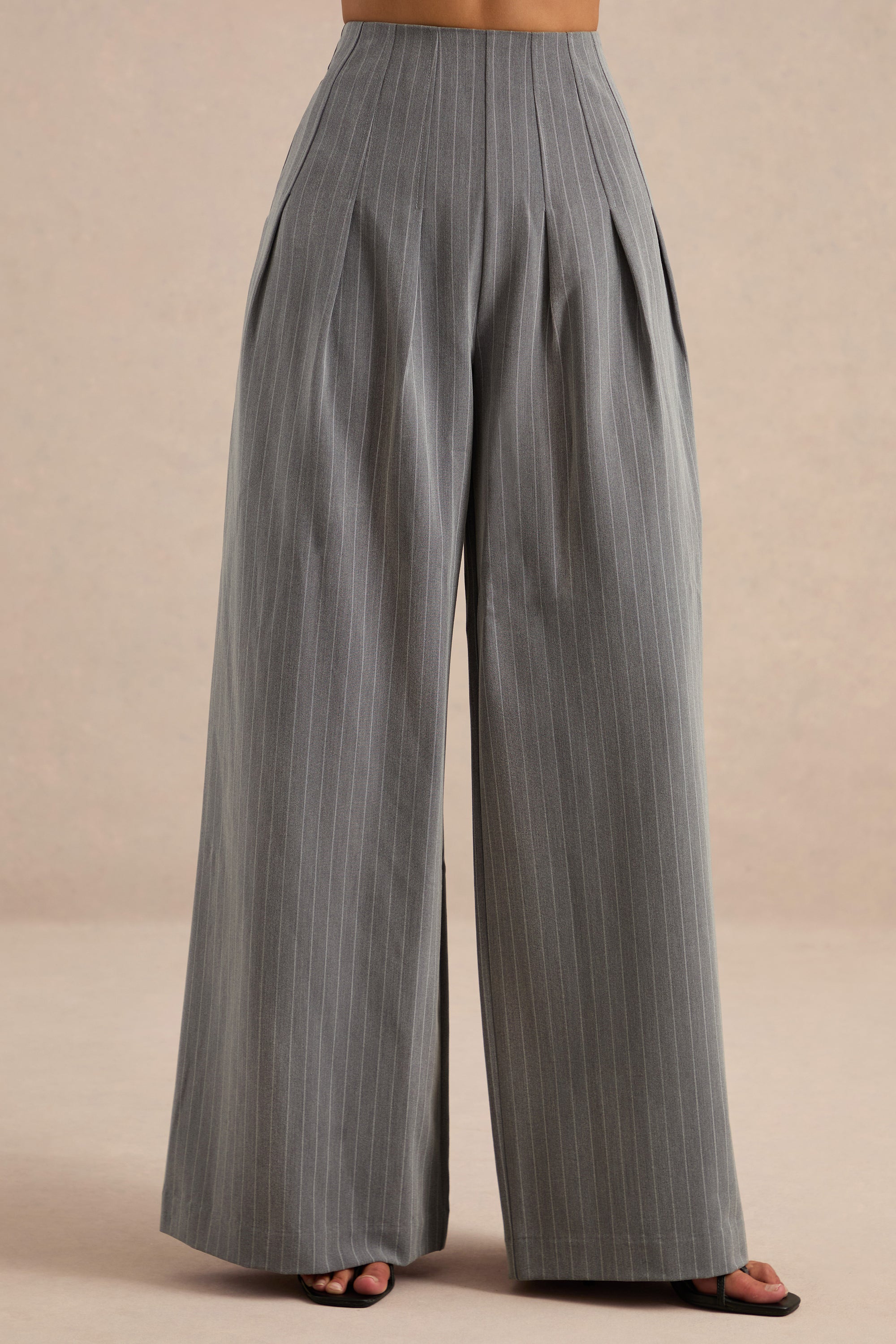 CL138274042 - Genara Grey Pinstripe Wide-Leg Trousers4.jpg