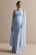 ECM_HR_CL138469013---Calitheia-_-Light-Blue-Maternity-Maxi-Skirt-With-Gathered-Detailing-+-CL138481013---Cataleya-_-Light-Blue-Asymmetric-Neck-Maternity-Top-With-Knot-And-Sash-Detail0.jpg