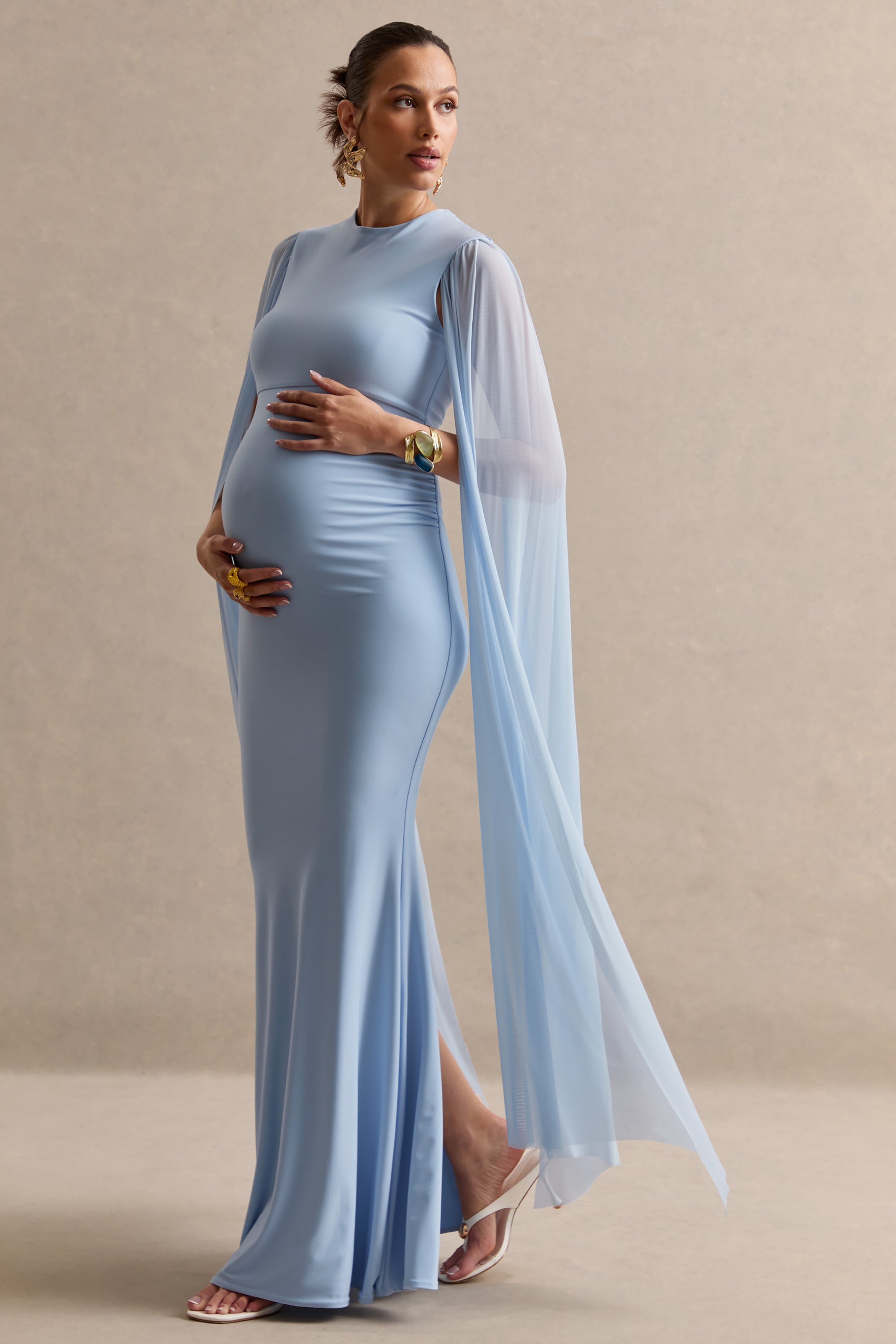 ECM_HR_CL138469013---Calitheia-_-Light-Blue-Maternity-Maxi-Skirt-With-Gathered-Detailing-+-CL138481013---Cataleya-_-Light-Blue-Asymmetric-Neck-Maternity-Top-With-Knot-And-Sash-Detail3.jpg
