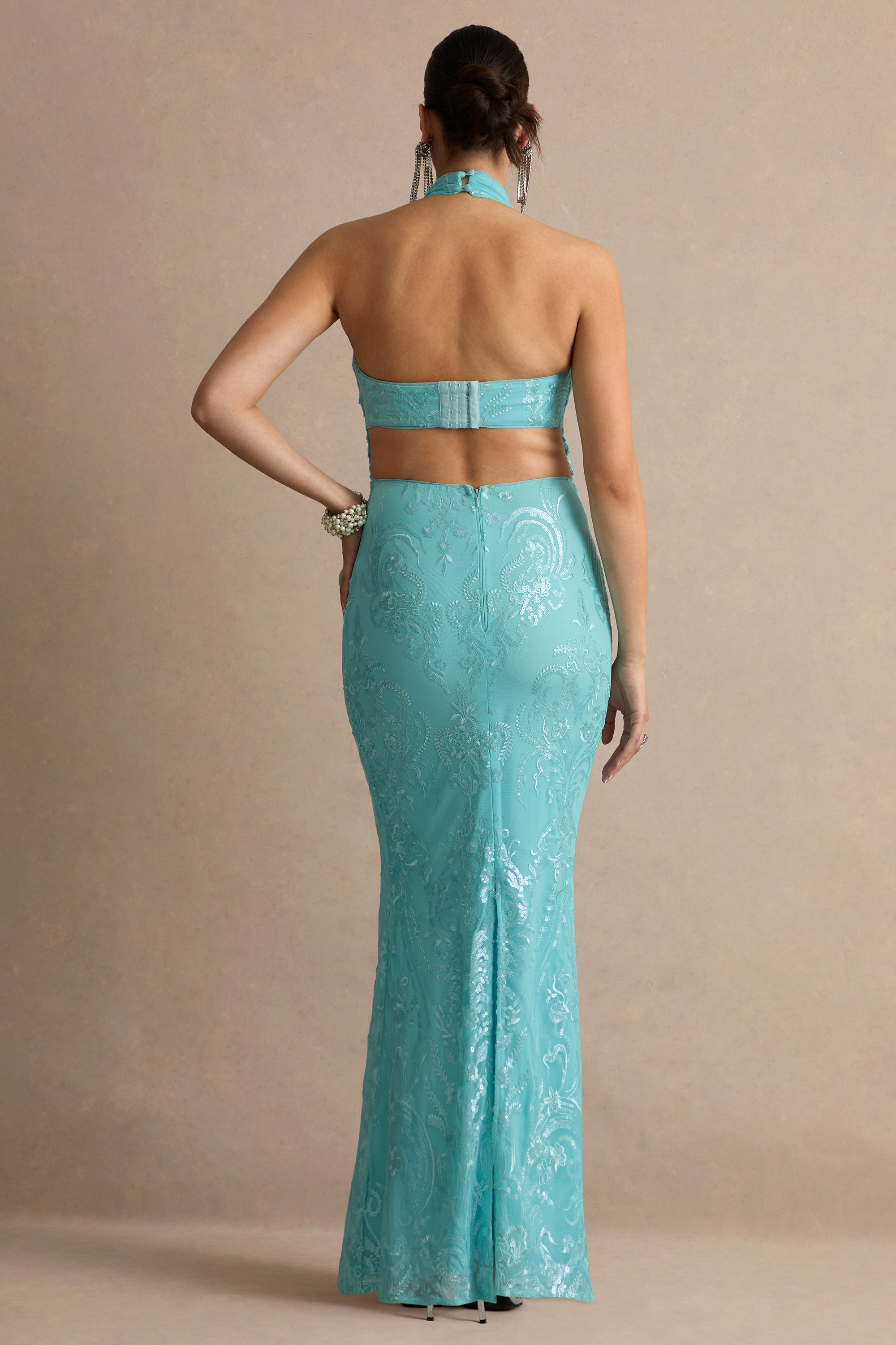 ECM_HR_CL138476012  - Samina Turquoise Lace Halter-Neck Maternity Maxi Dress5.jpg