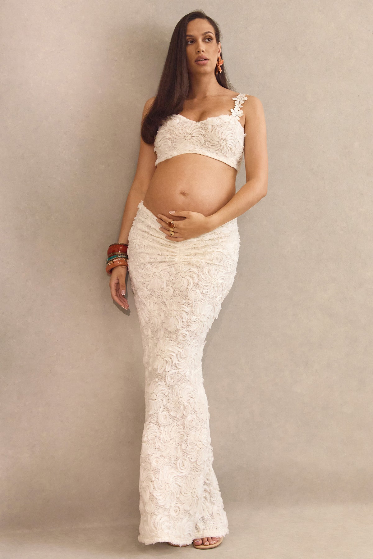 CL138478110 - Arlina _ White Lace Maternity Maxi Skirt With Gathered Detailing 6.jpg