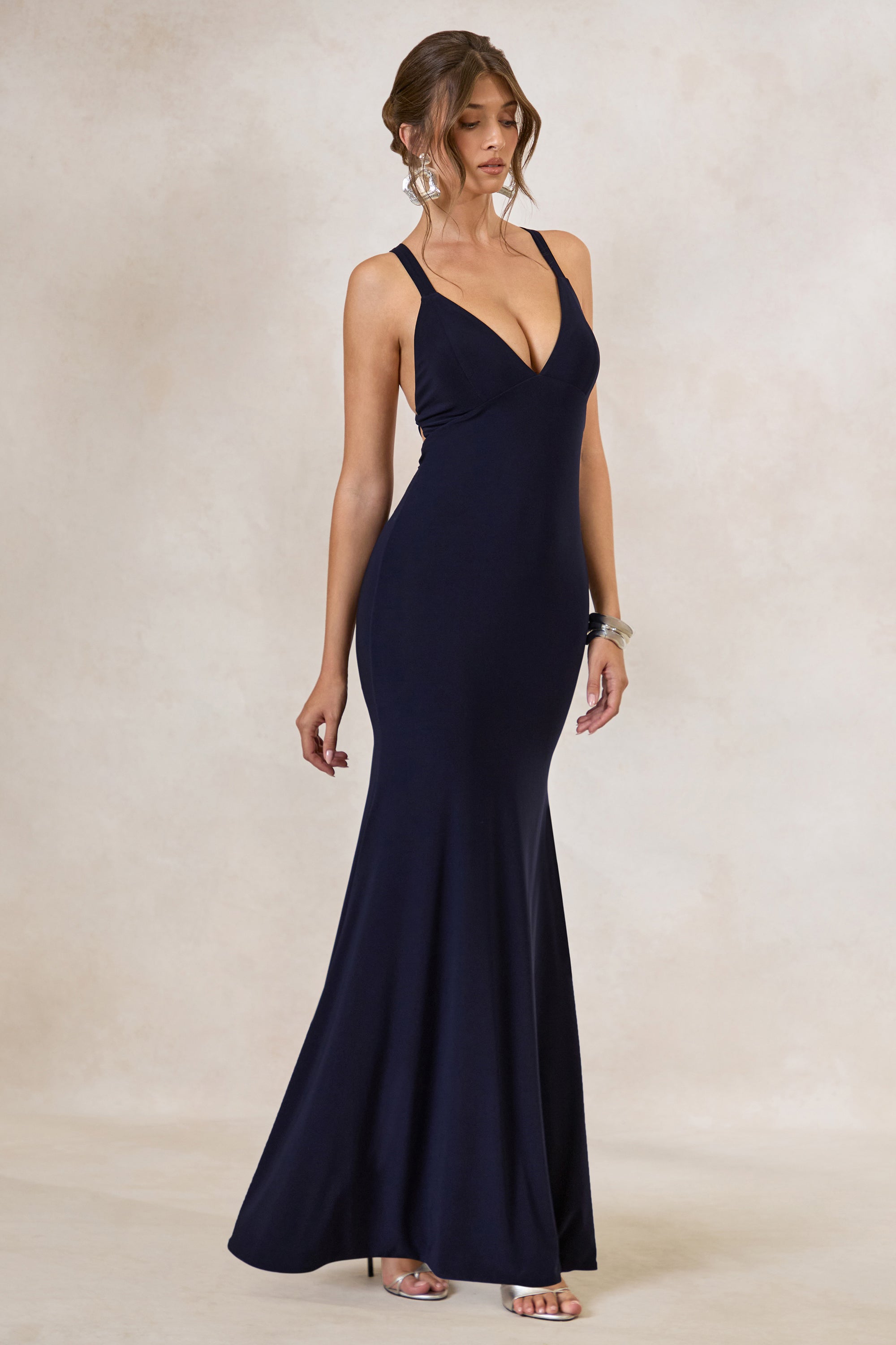 ECM_HR_CL138561010 - Goldiea _ Navy Halter-Neck Fishtail Maxi Dress 2.jpg
