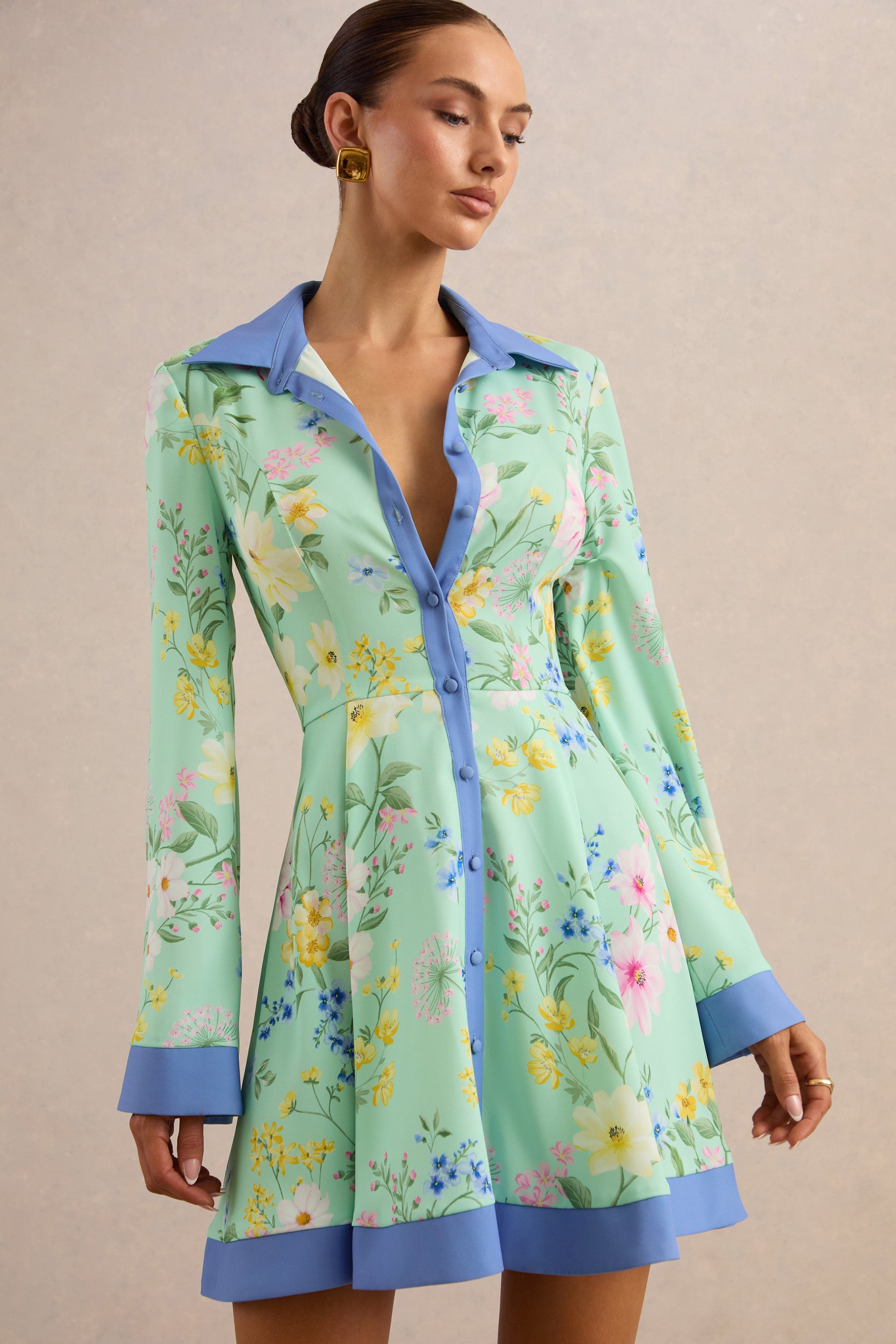CL13856303206_ECM_HR_CL138563032_-_Ionee___Mint_Floral_Border_Print_Mini_Shirt_Dress_3