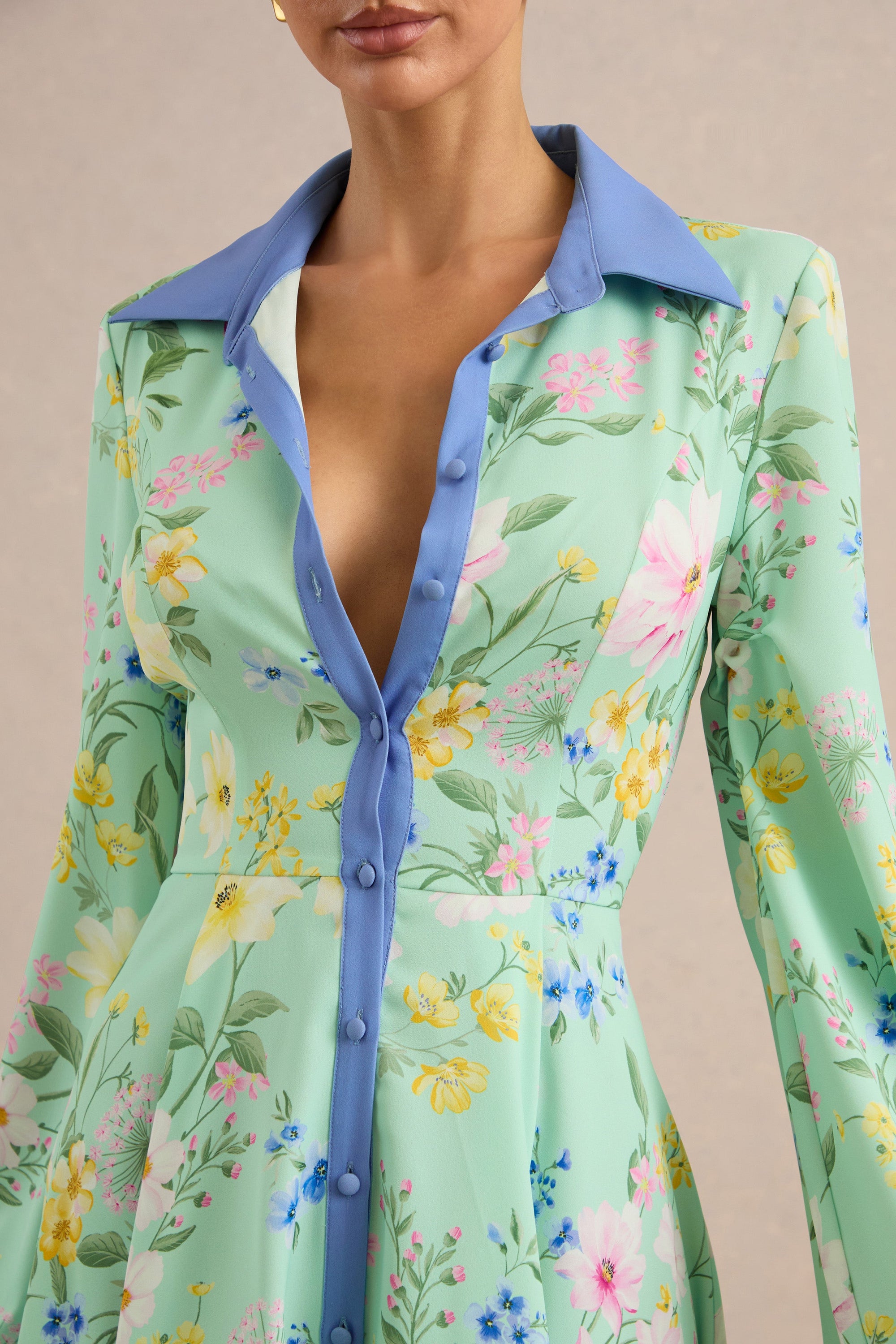 CL13856303206_ECM_HR_CL138563032_-_Ionee___Mint_Floral_Border_Print_Mini_Shirt_Dress_4