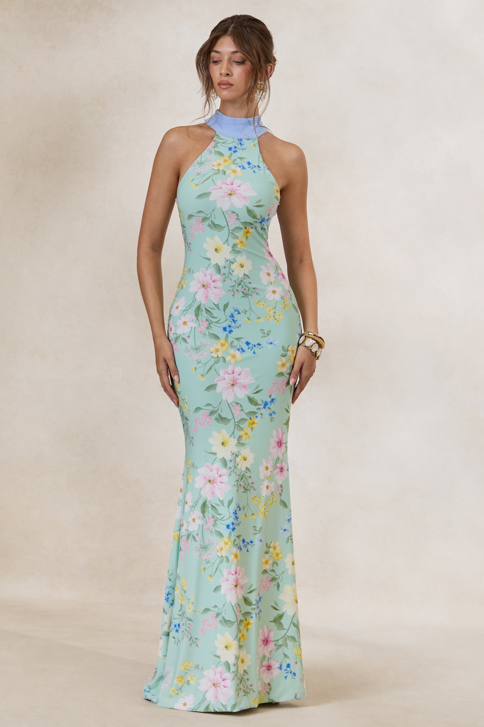 ECM_HR_CL138564032 - Inarah _ Mint Floral Print High-Neck Maxi Dress With Scarf Detail 0.jpg