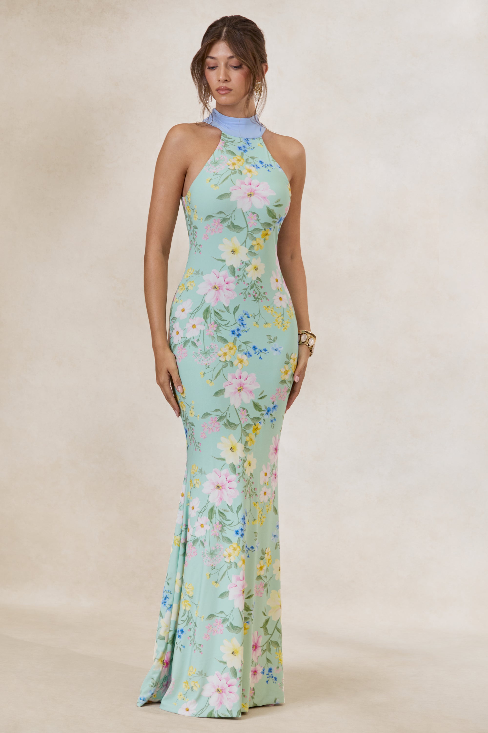 ECM_HR_CL138564032 - Inarah _ Mint Floral Print High-Neck Maxi Dress With Scarf Detail 5.jpg